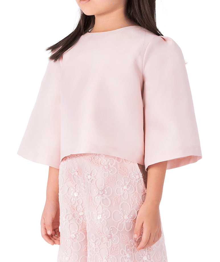 Pink Marbella Girls Blouse made by Mama Luma