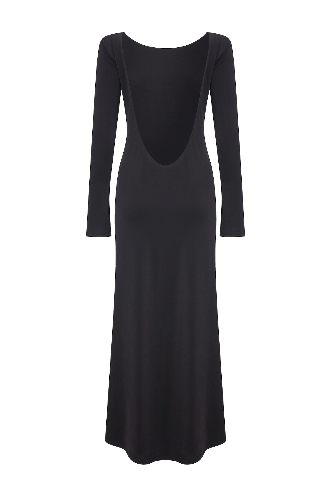 Irıs Jersey Long Dress With Open Back made by Nazli Ceren