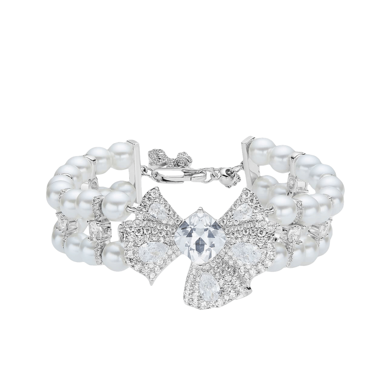 Juliet Pearl Bracelet in White made by Nana Jacqueline