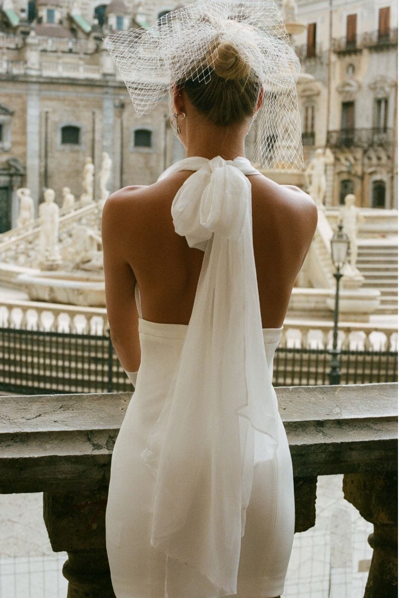 Melinda Dress (White) made by Nana Jacqueline