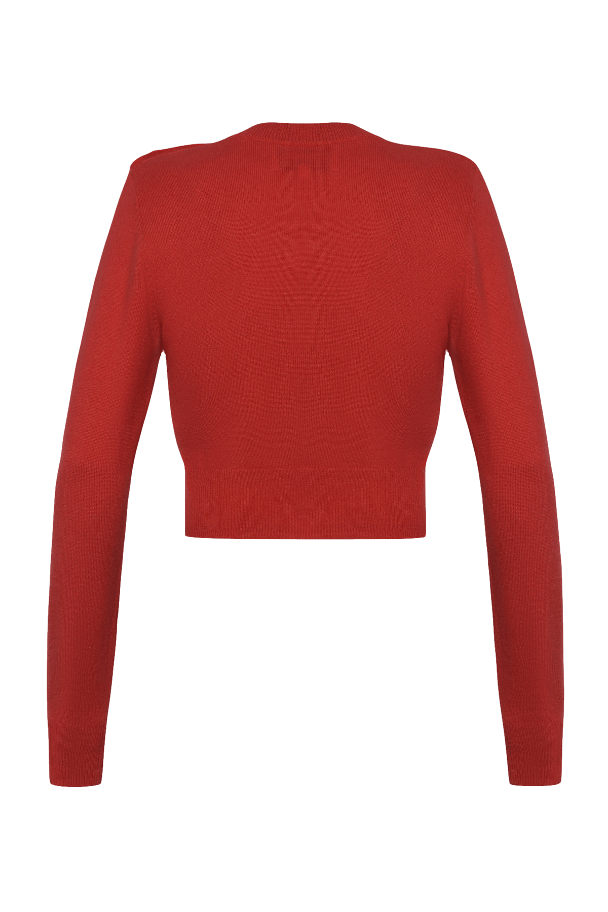 WOOL-CASHMERE SWEATER in Red made by KEBURIA