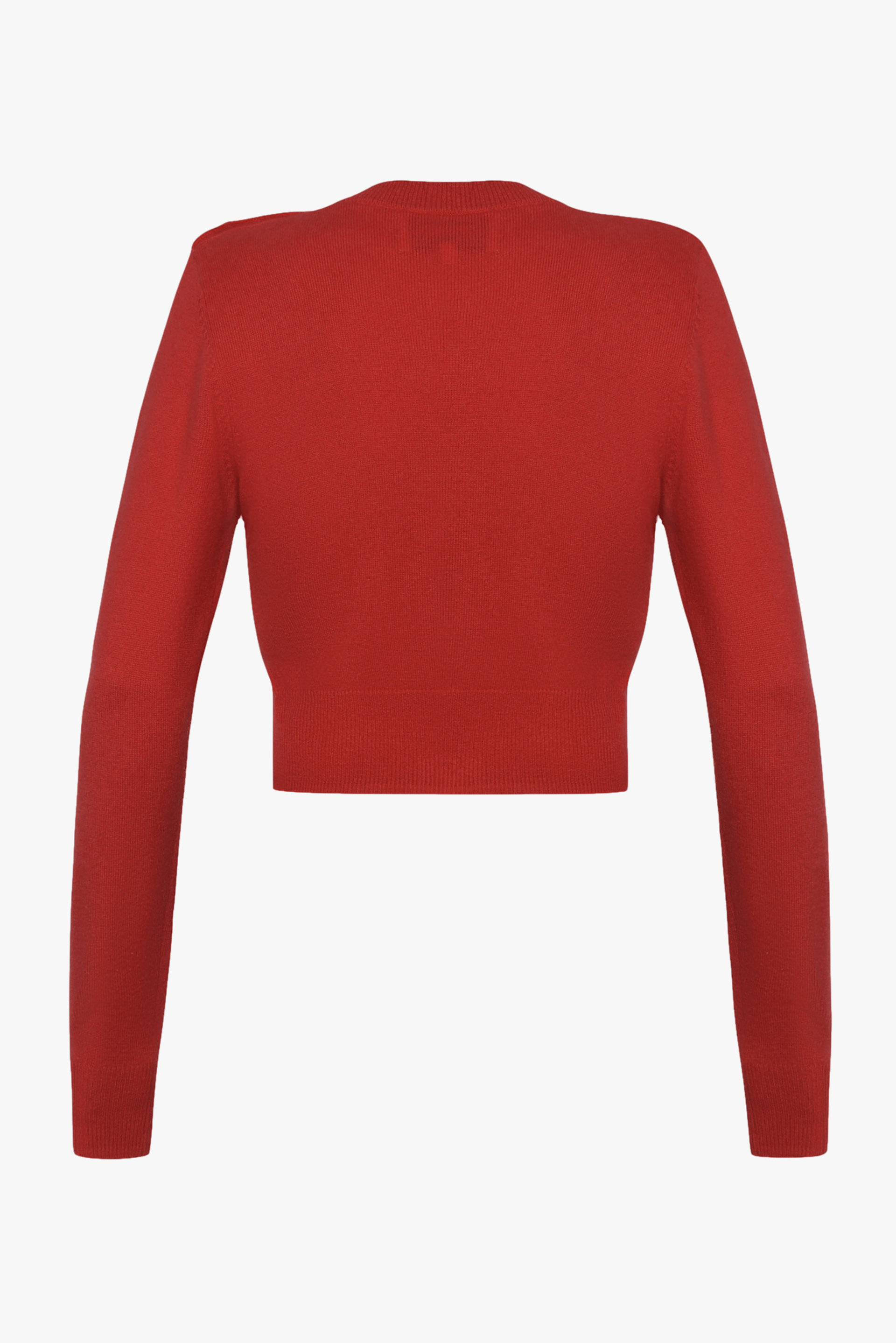 WOOL-CASHMERE SWEATER in Red made by KEBURIA