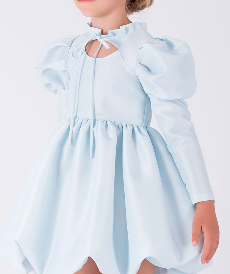 Balloon Sleeve Fluffy Dress made by Mama Luma