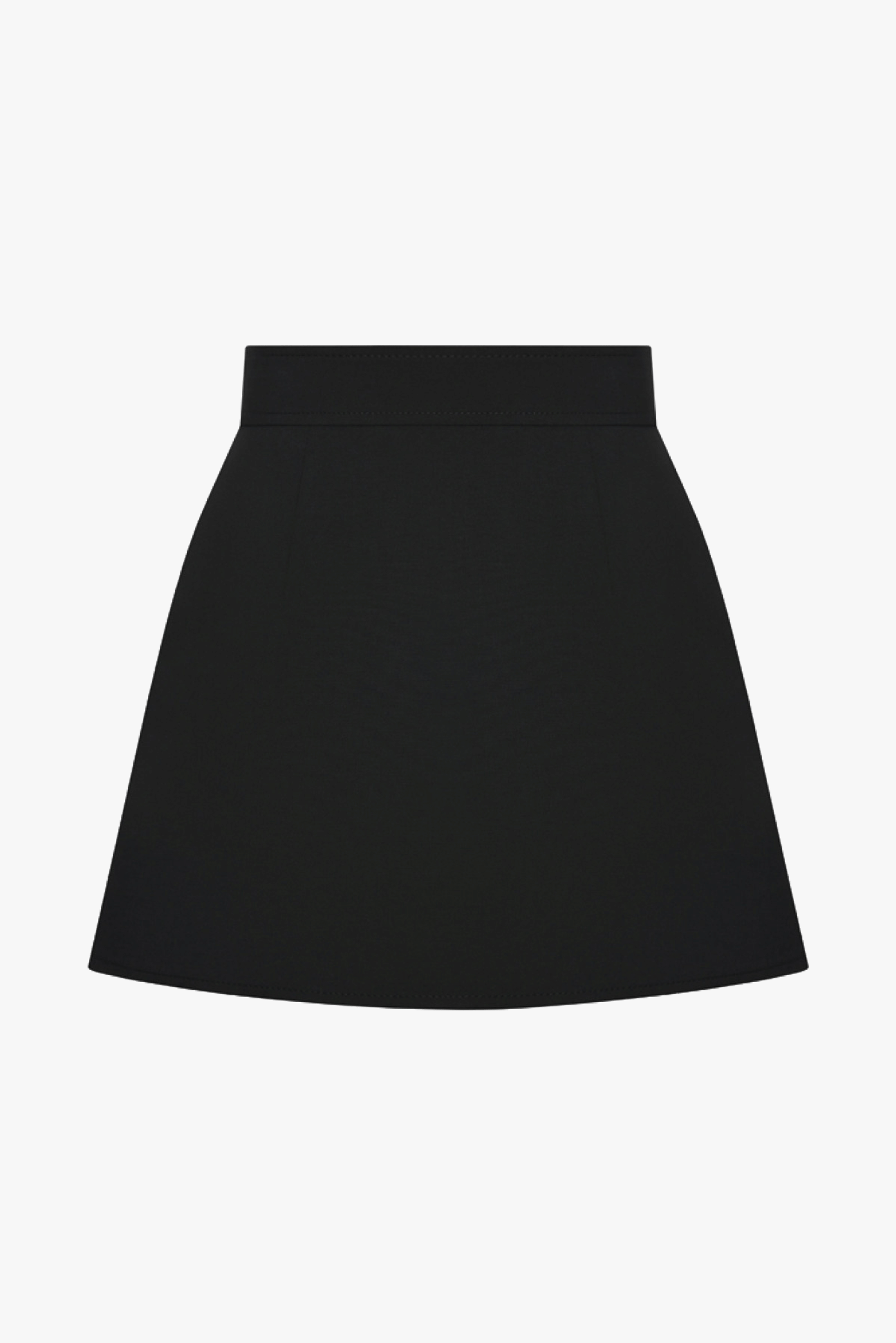 BUTTON EMBELLISHED MINI SKIRT made by KEBURIA