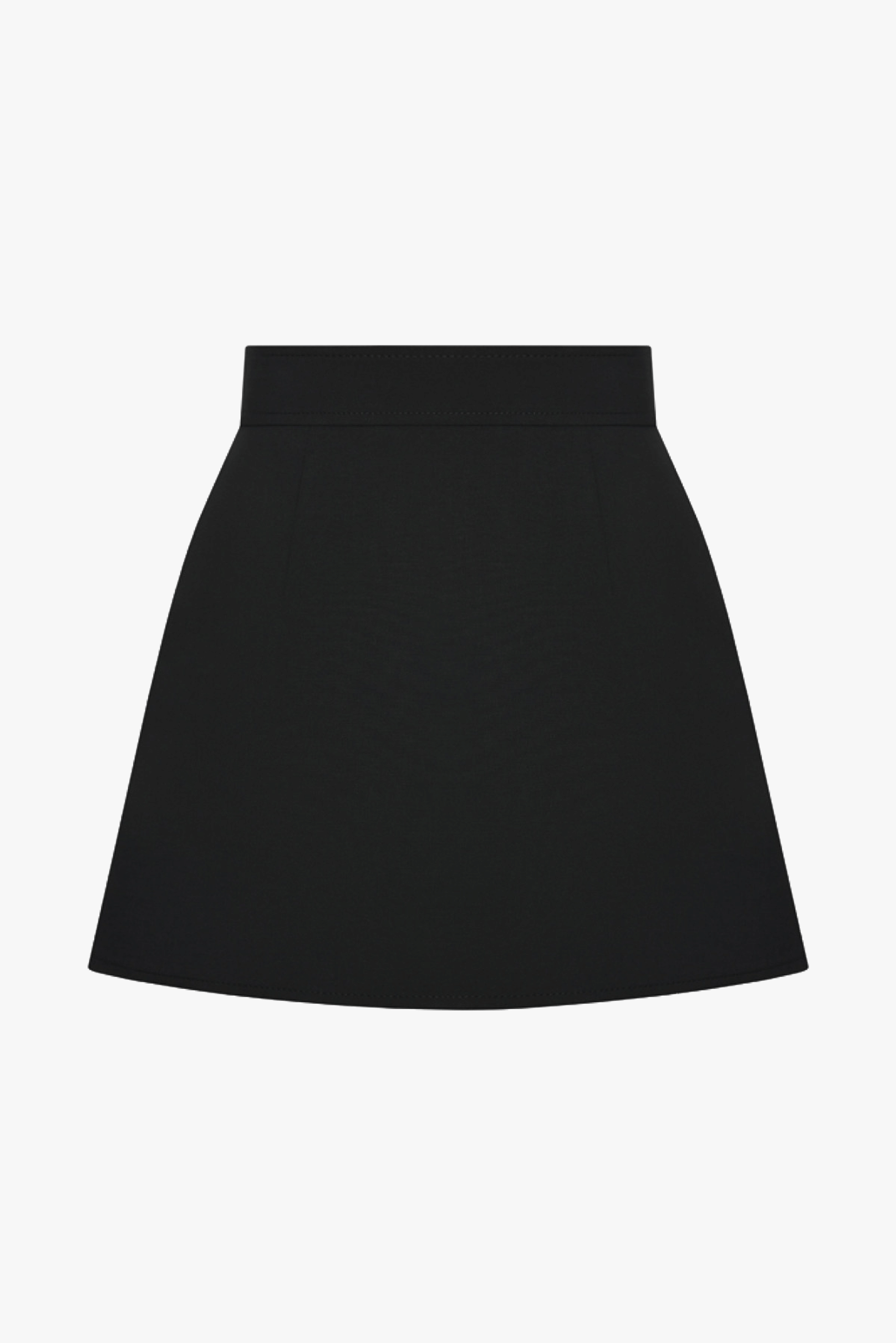 BUTTON EMBELLISHED MINI SKIRT made by KEBURIA