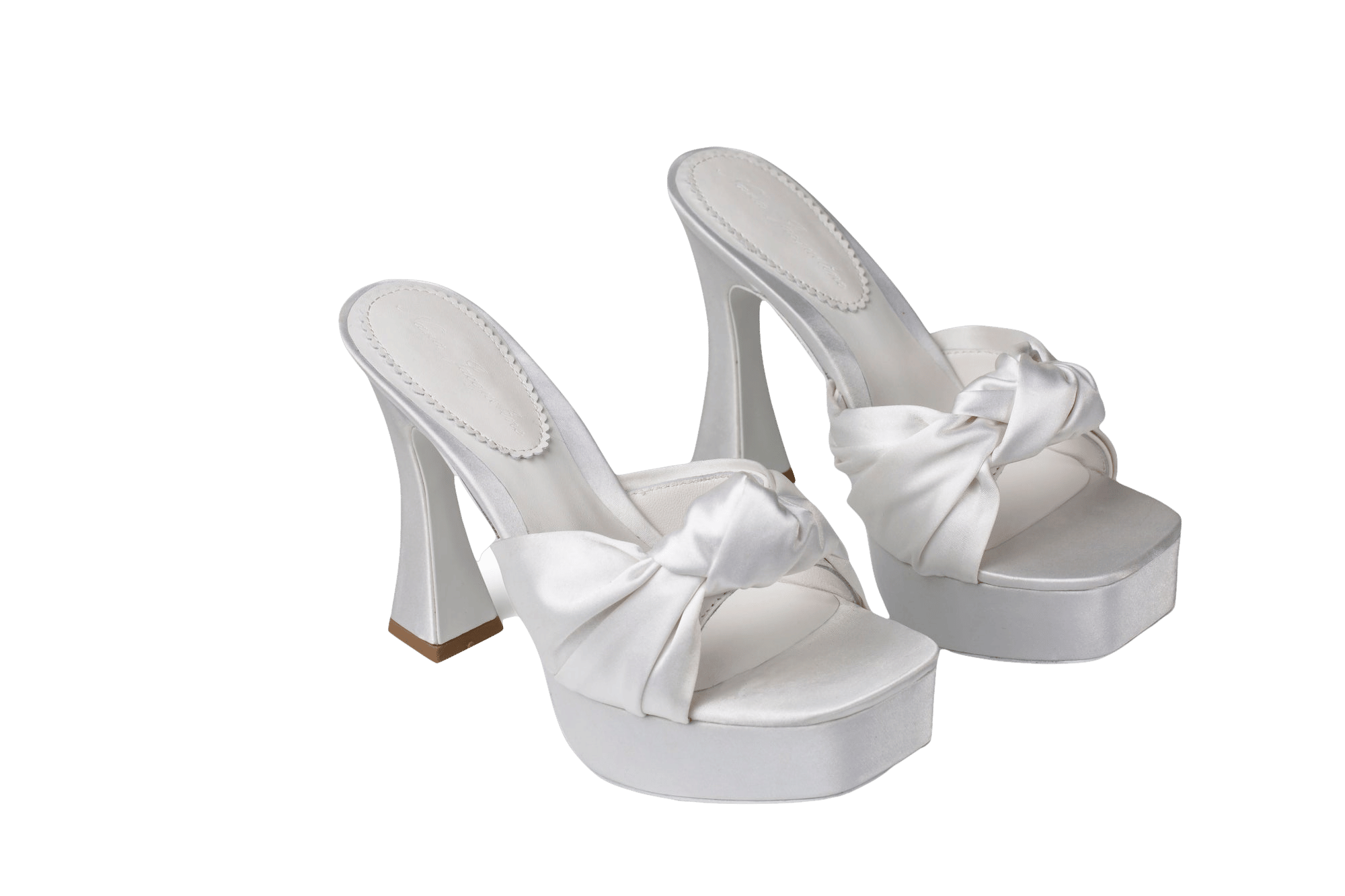 Mara Platform Sandals (White) in White made by Nana Jacqueline