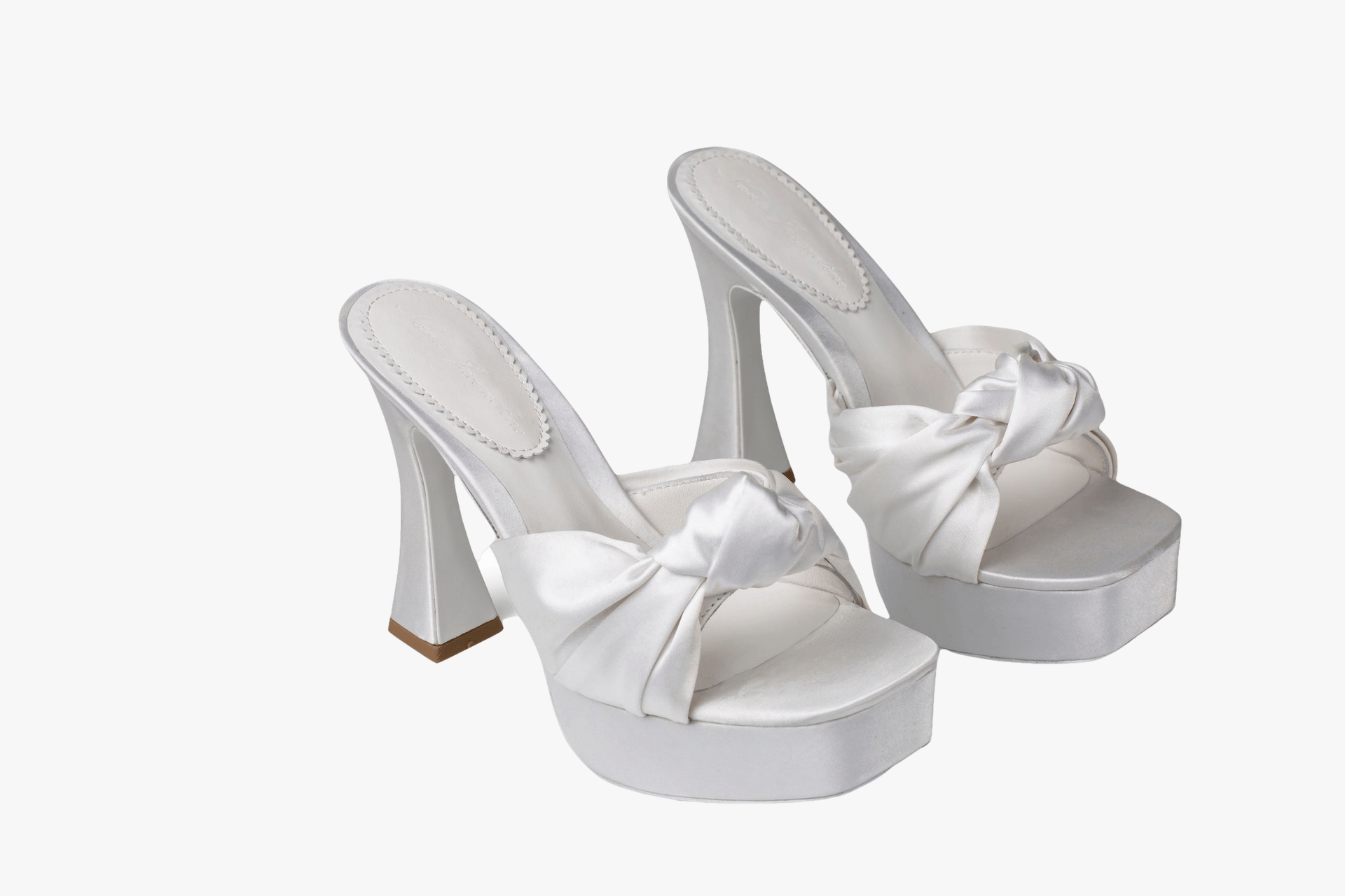 Mara Platform Sandals (White) in White made by Nana Jacqueline