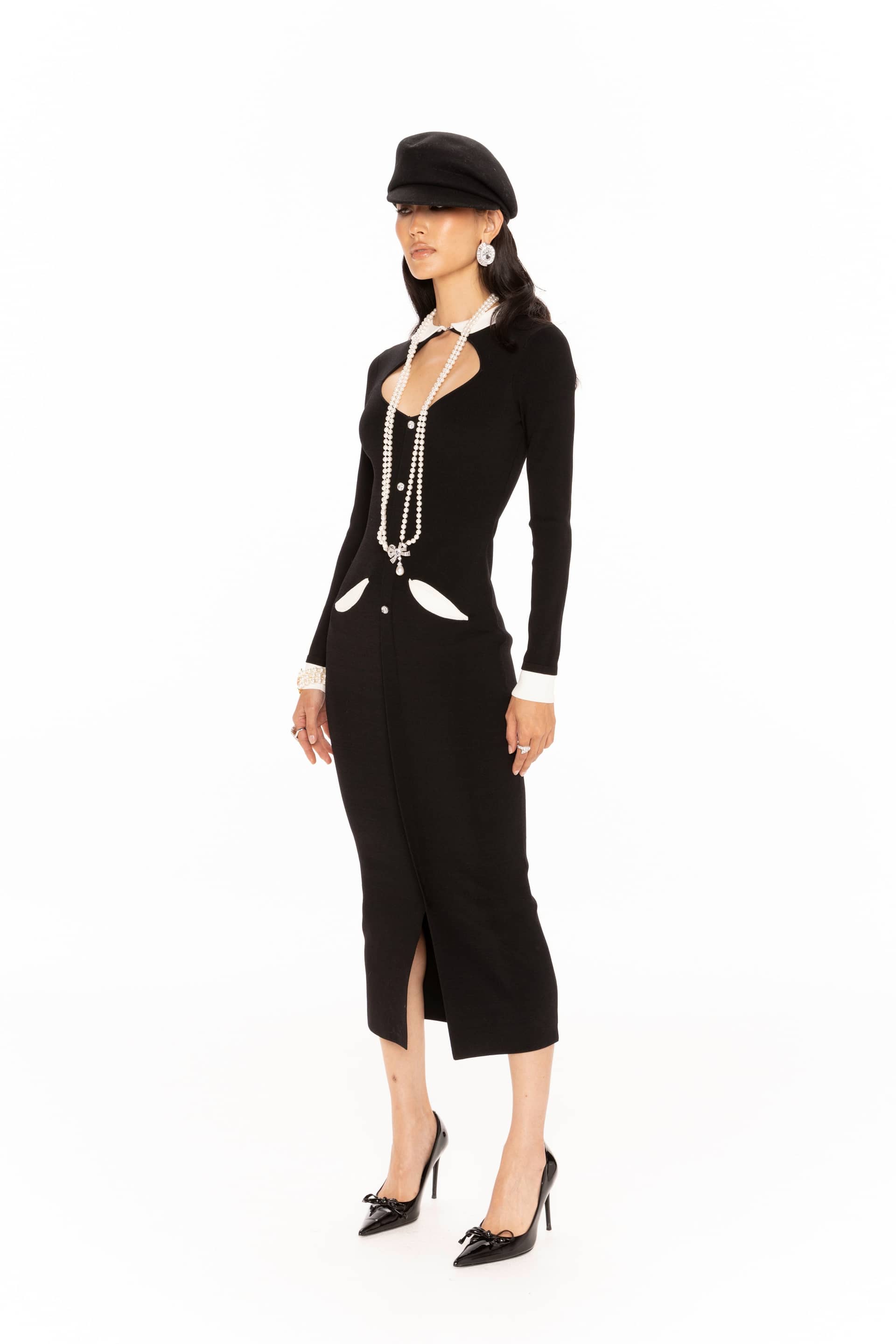 Colette Knit Maxi Dress made by Nana Jacqueline