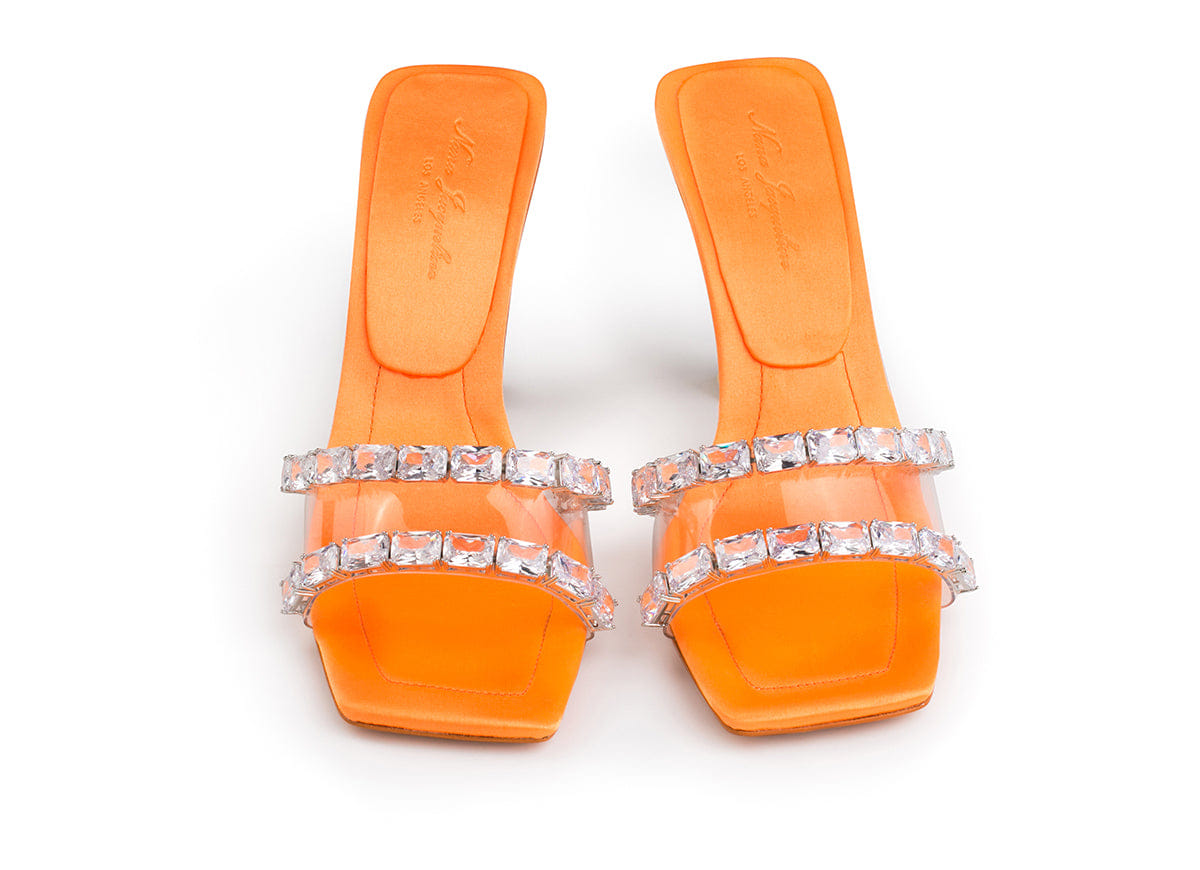 Bellah Sandals (Orange) (Final Sale) in Orange made by Nana Jacqueline