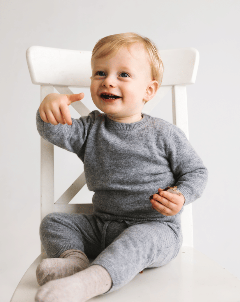 Baby Cashmere Pants - Heather Grey made by SoLoveAble