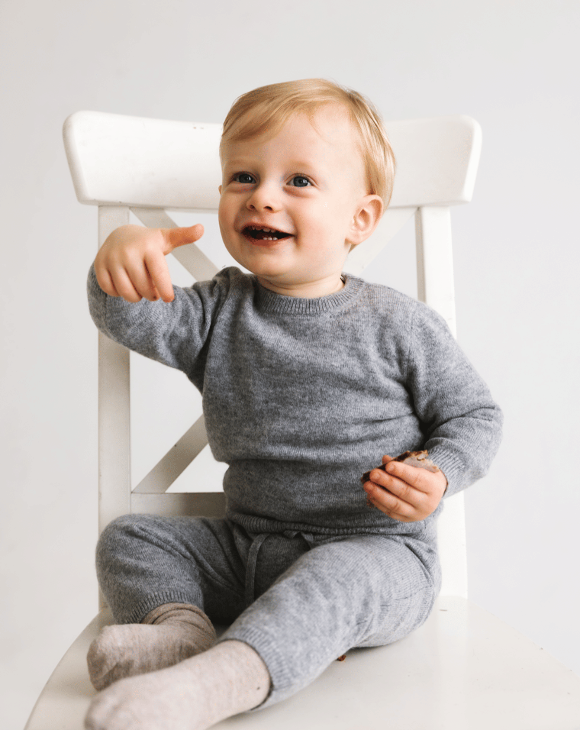 Baby Cashmere Pants - Heather Grey made by SoLoveAble