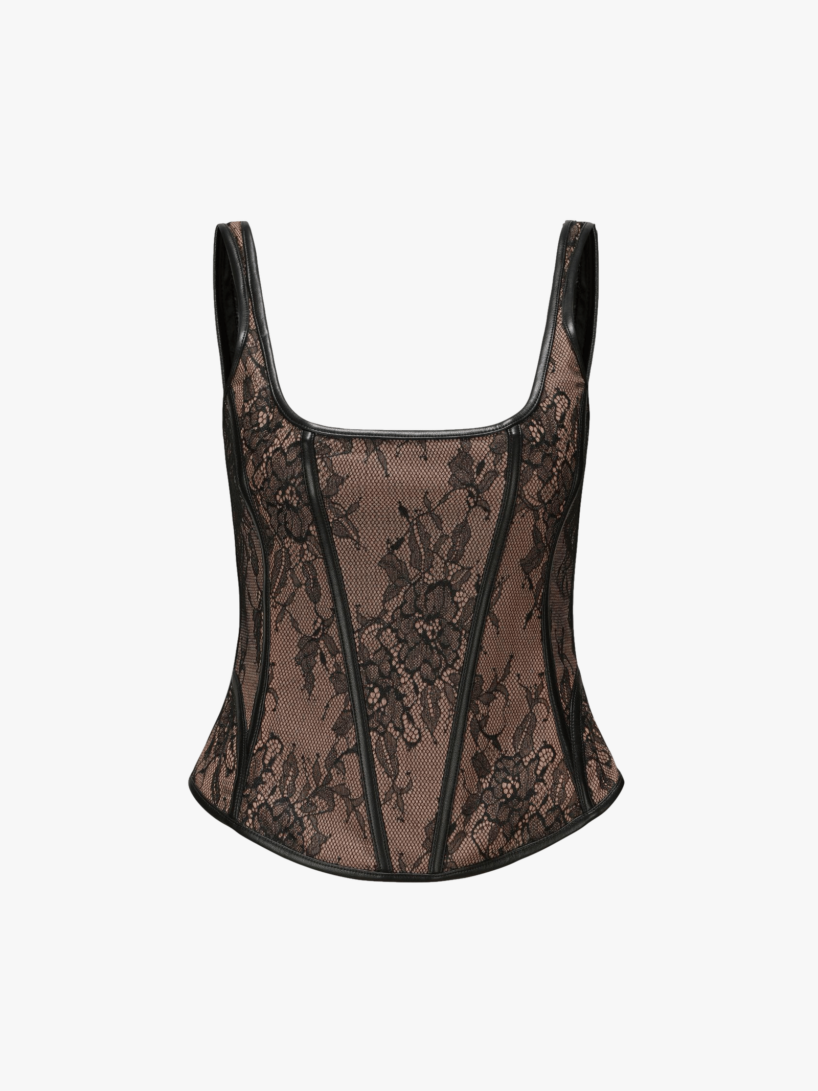 Emily Lace Top in Brown made by Nana Jacqueline