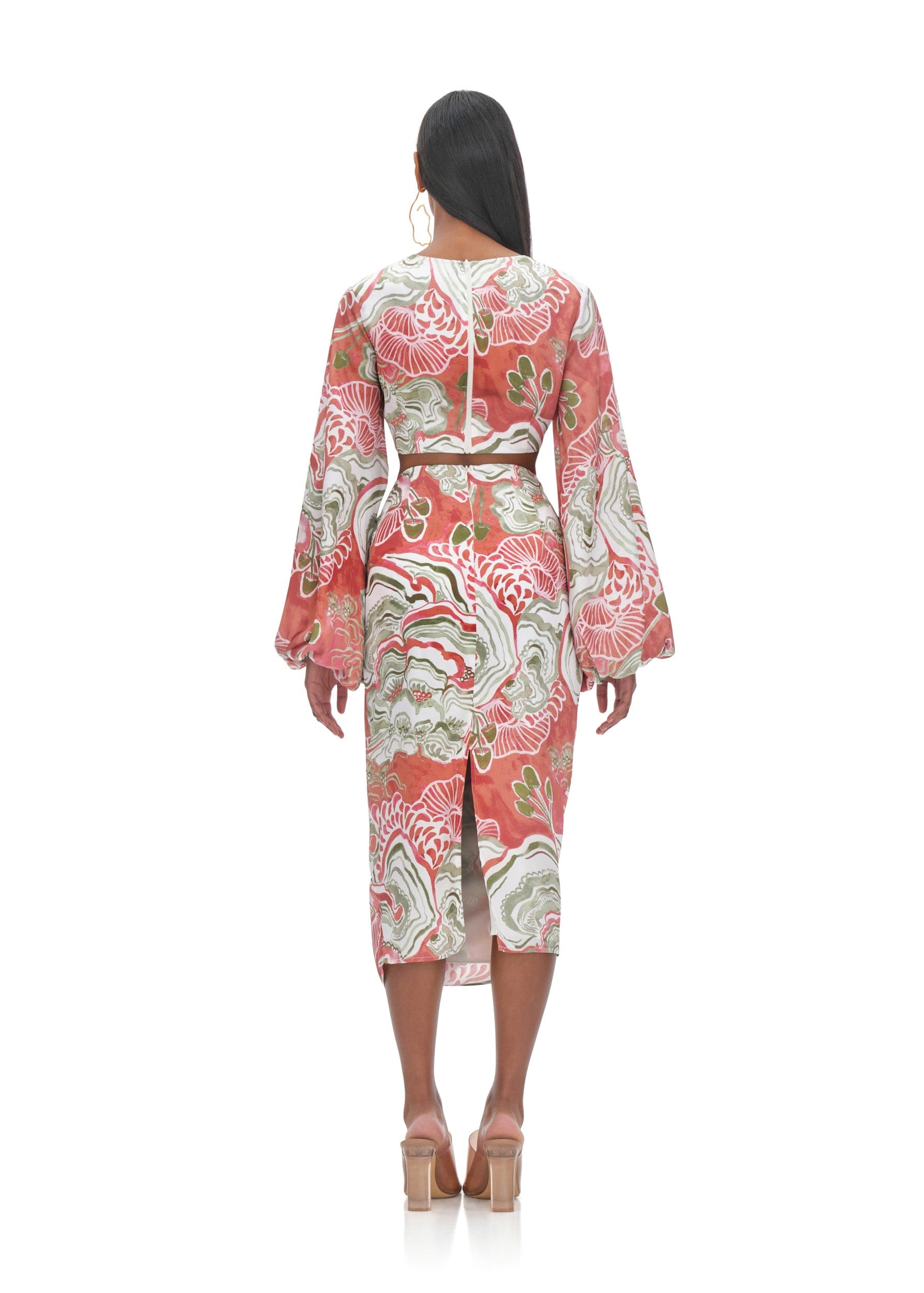 BEHATI ABSTRACT MUSHROOM SKIRT made by Andrea Iyamah