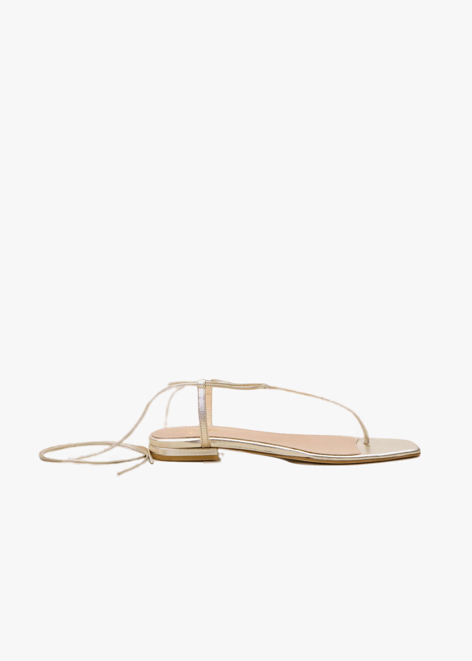 Fleur Sandals in Gold made by Miyana Berlin