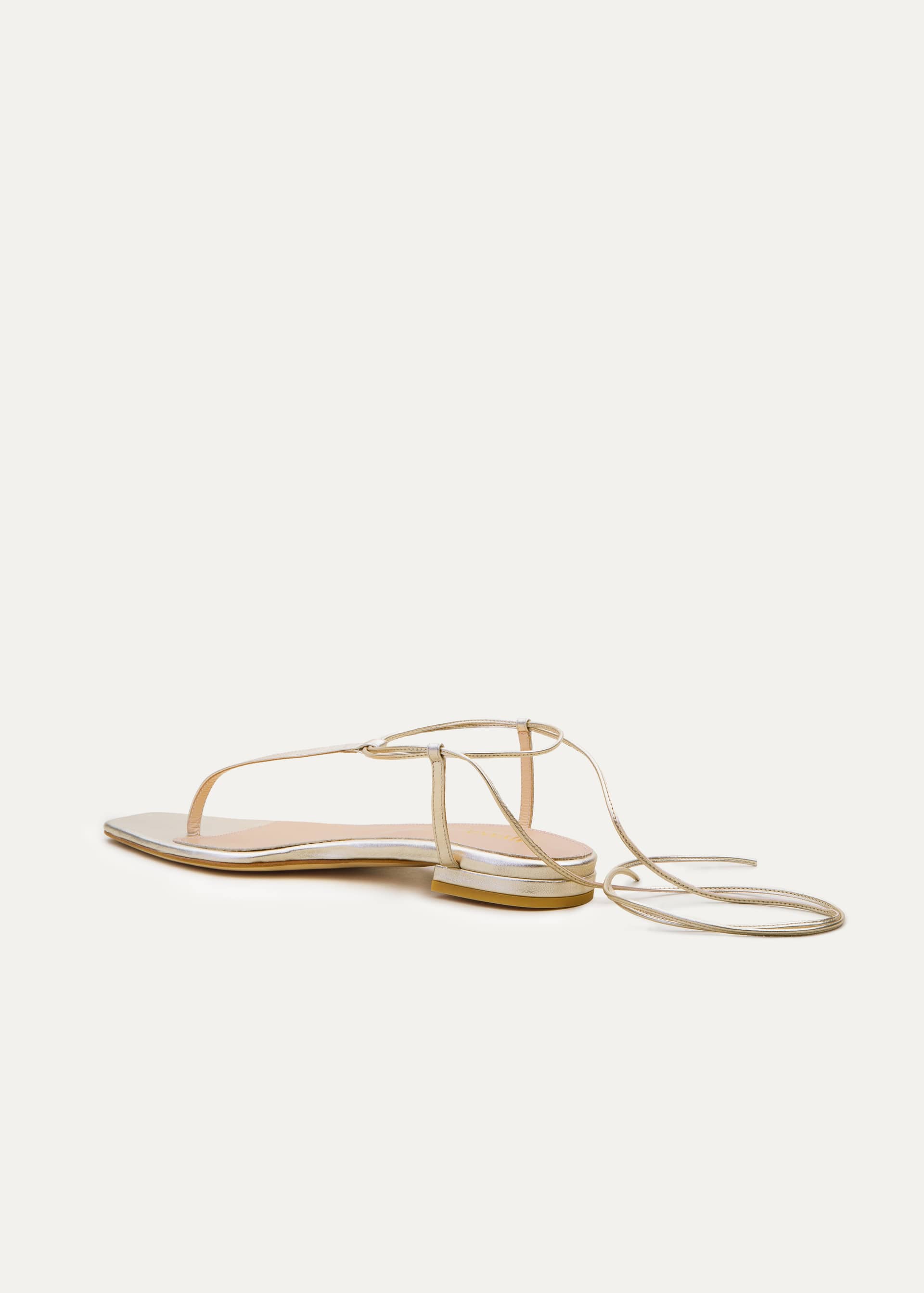 Fleur Sandals in Gold made by Miyana Berlin