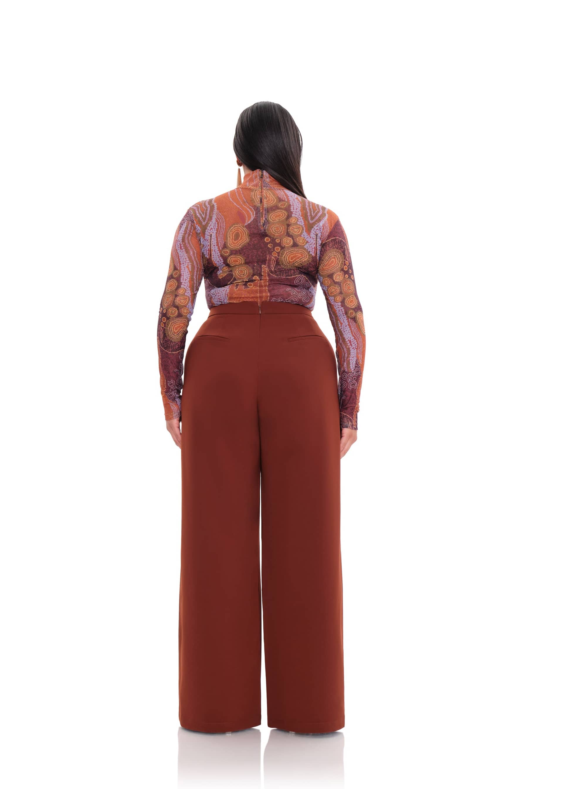 UTA PANTS - CINNAMON made by Andrea Iyamah