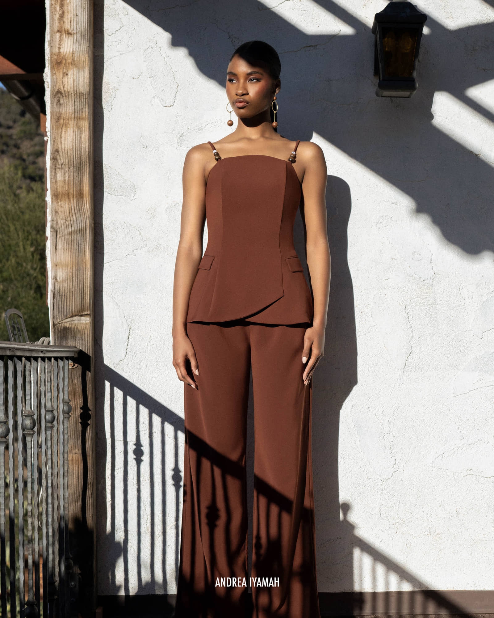 UTA PANTS - CINNAMON made by Andrea Iyamah