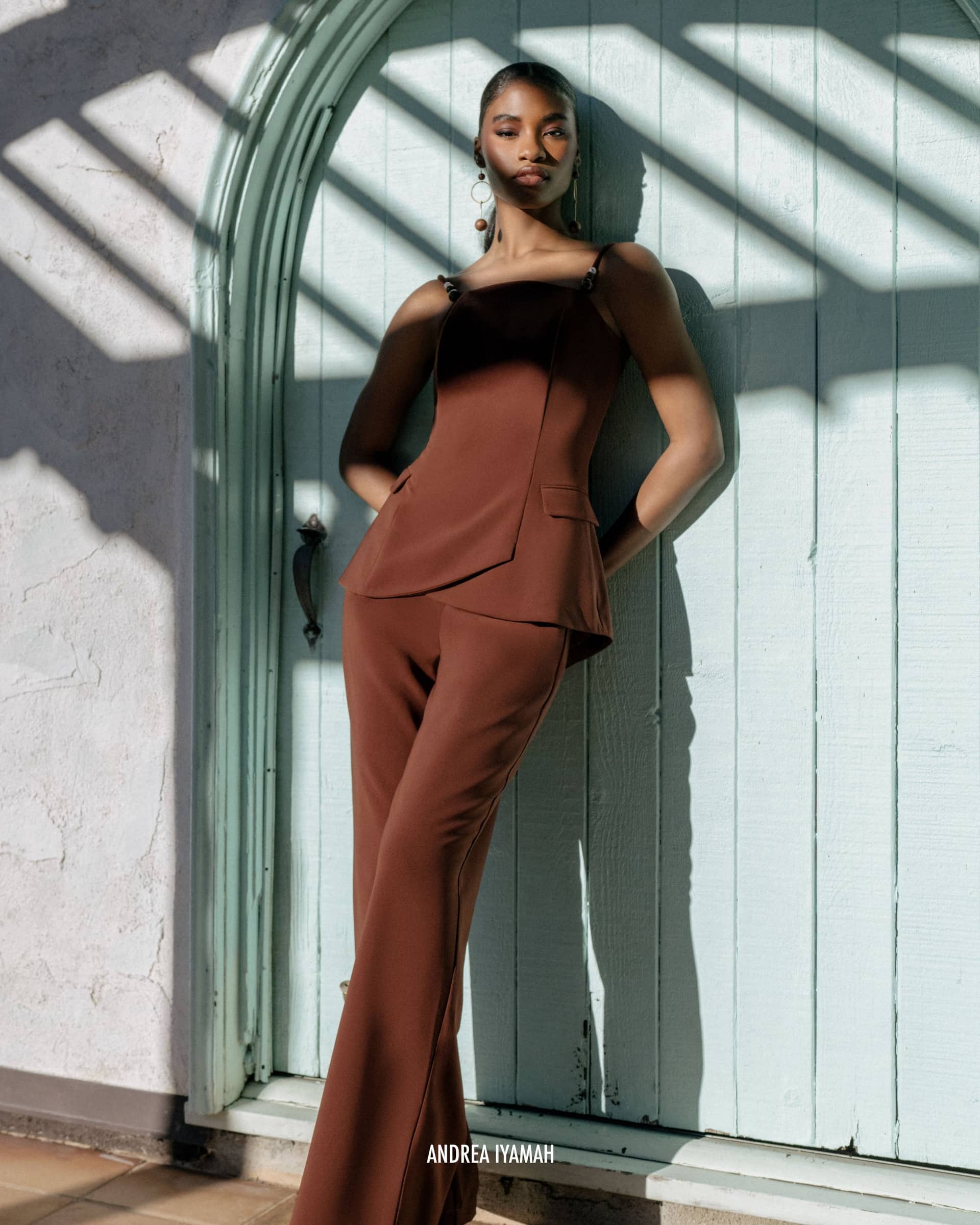 UTA PANTS - CINNAMON made by Andrea Iyamah