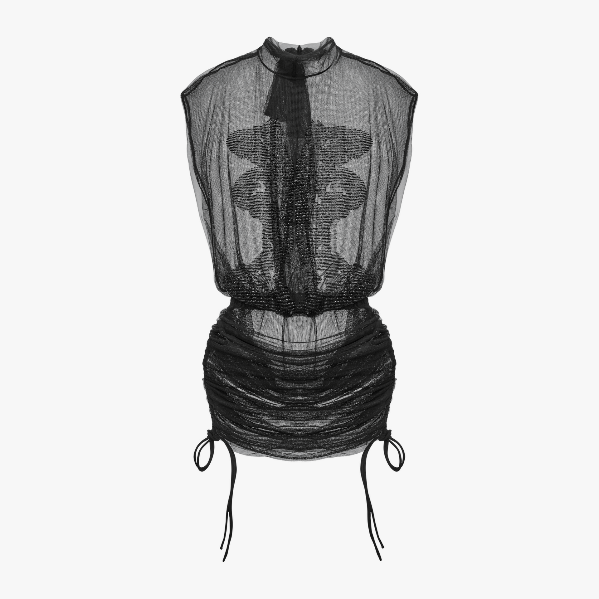 Dress With Sequins At The Front made by YAVORSKA