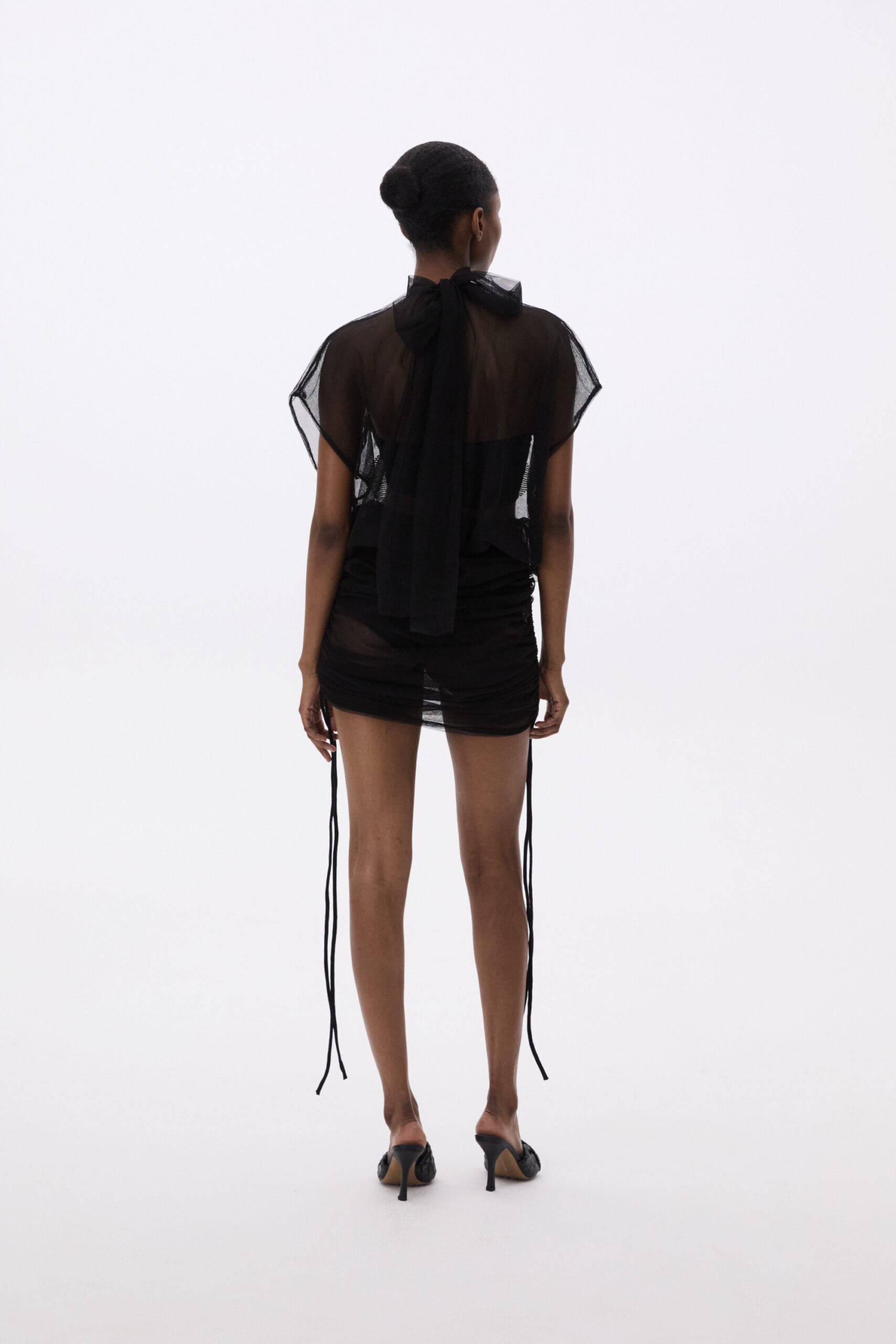 Dress With Sequins At The Front made by YAVORSKA