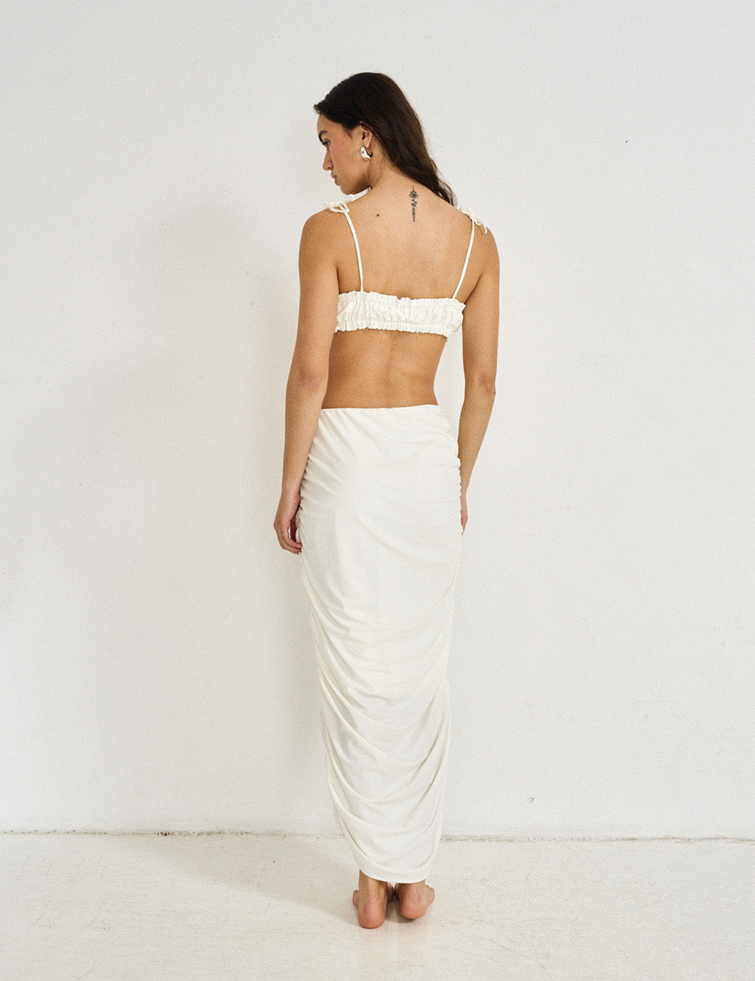 CLARA SKIRT WHITE - LIMITED EDITION made by 710 Studio