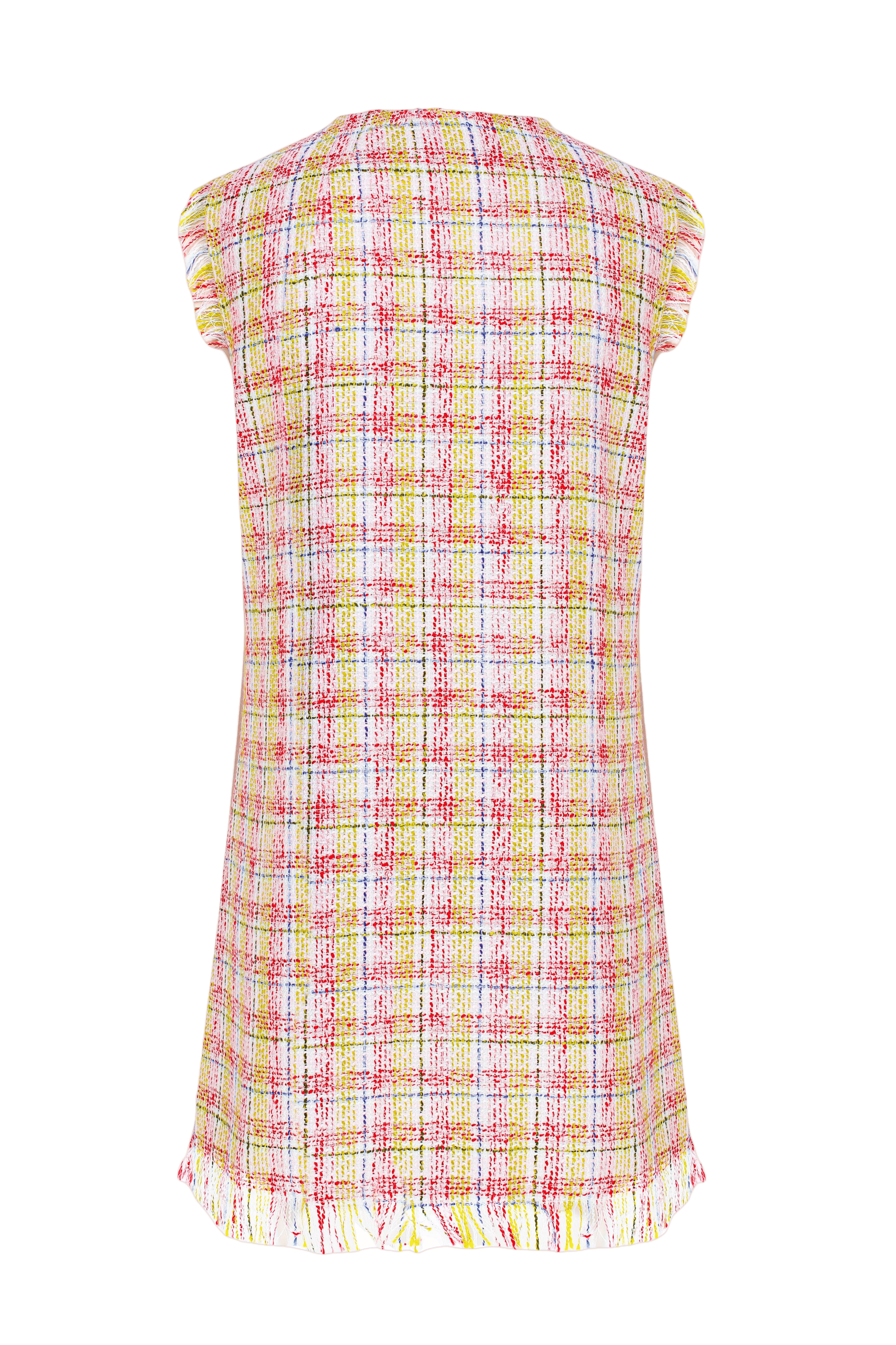 Chloe Cotton Tweed Mini Dress made by Nazli Ceren