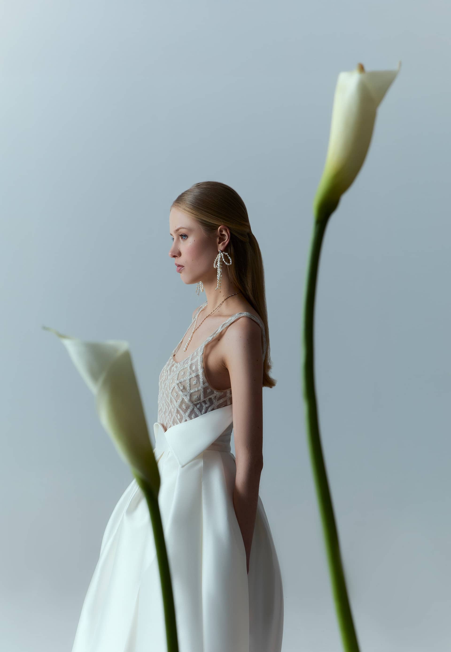 Pendientes Lazo Perlas Aurora made by Lavani Jewels