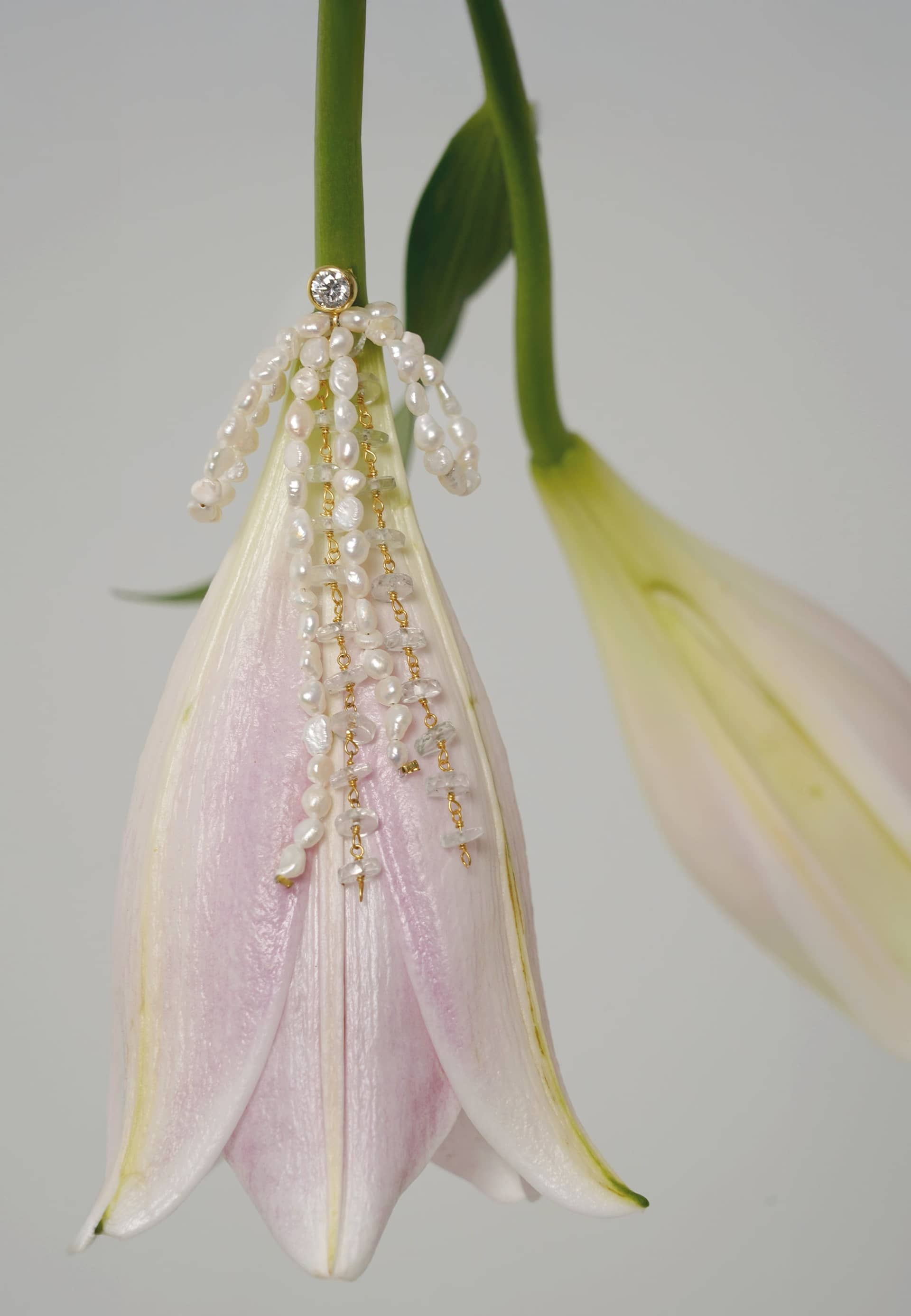 Pendientes Lazo Perlas Aurora made by Lavani Jewels