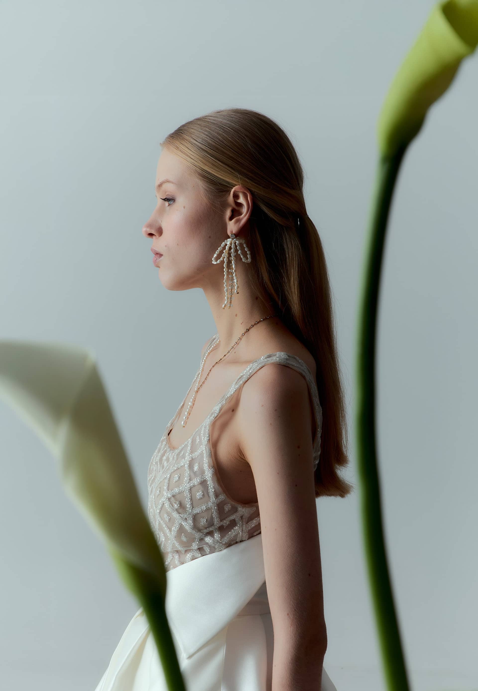 Pendientes Lazo Perlas Aurora made by Lavani Jewels