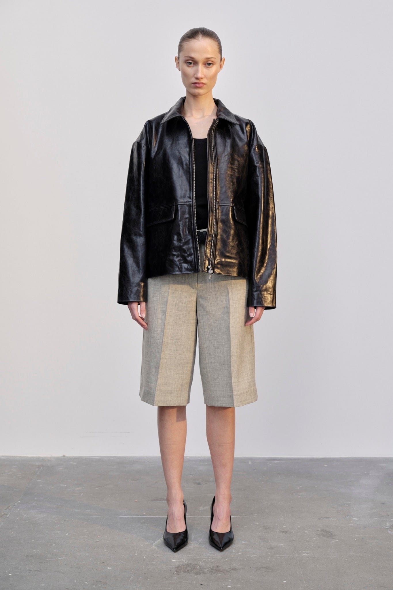 Kurt Leather Jacket - Black made by HERSKIND