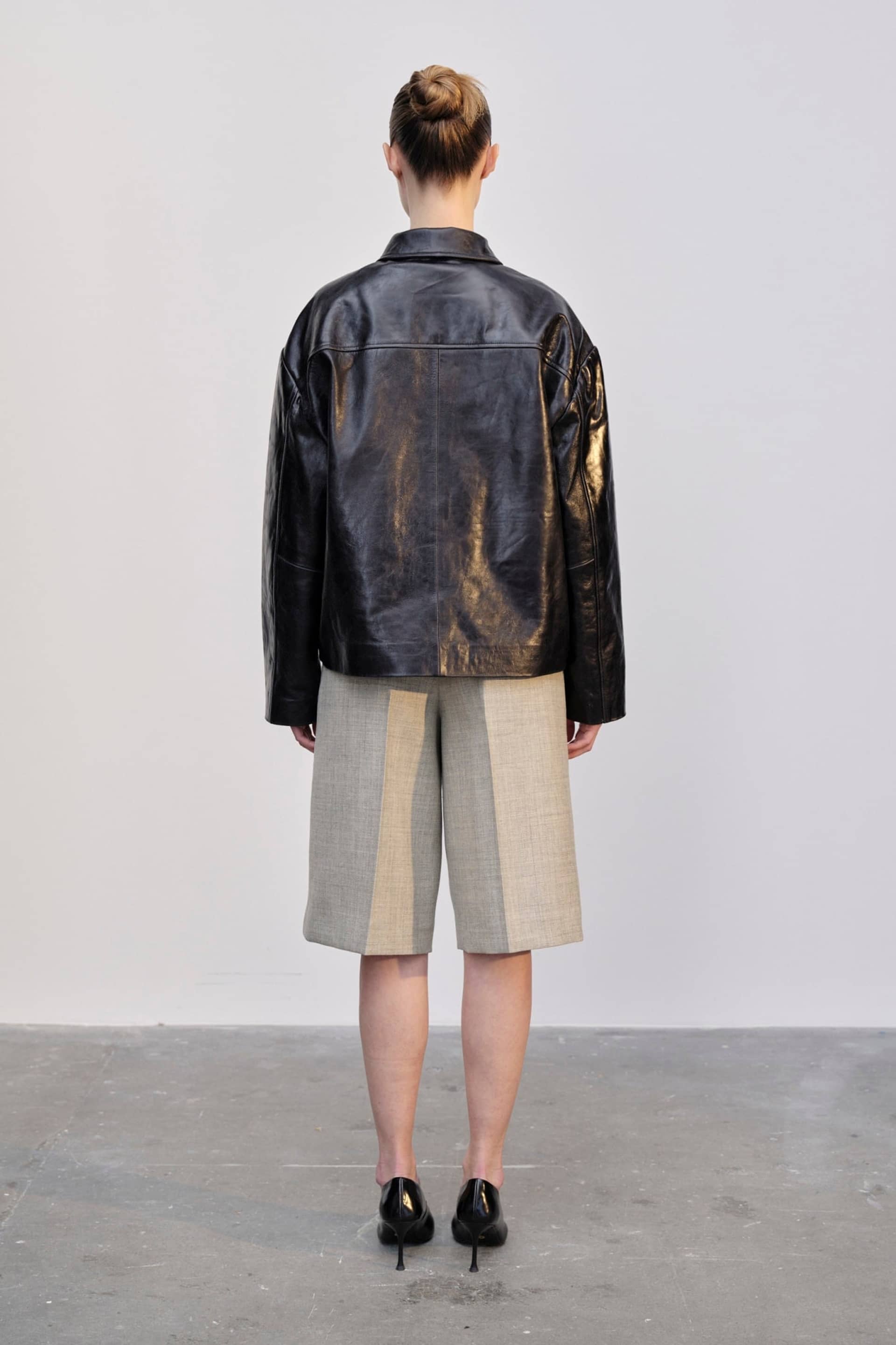 Kurt Leather Jacket - Black made by HERSKIND