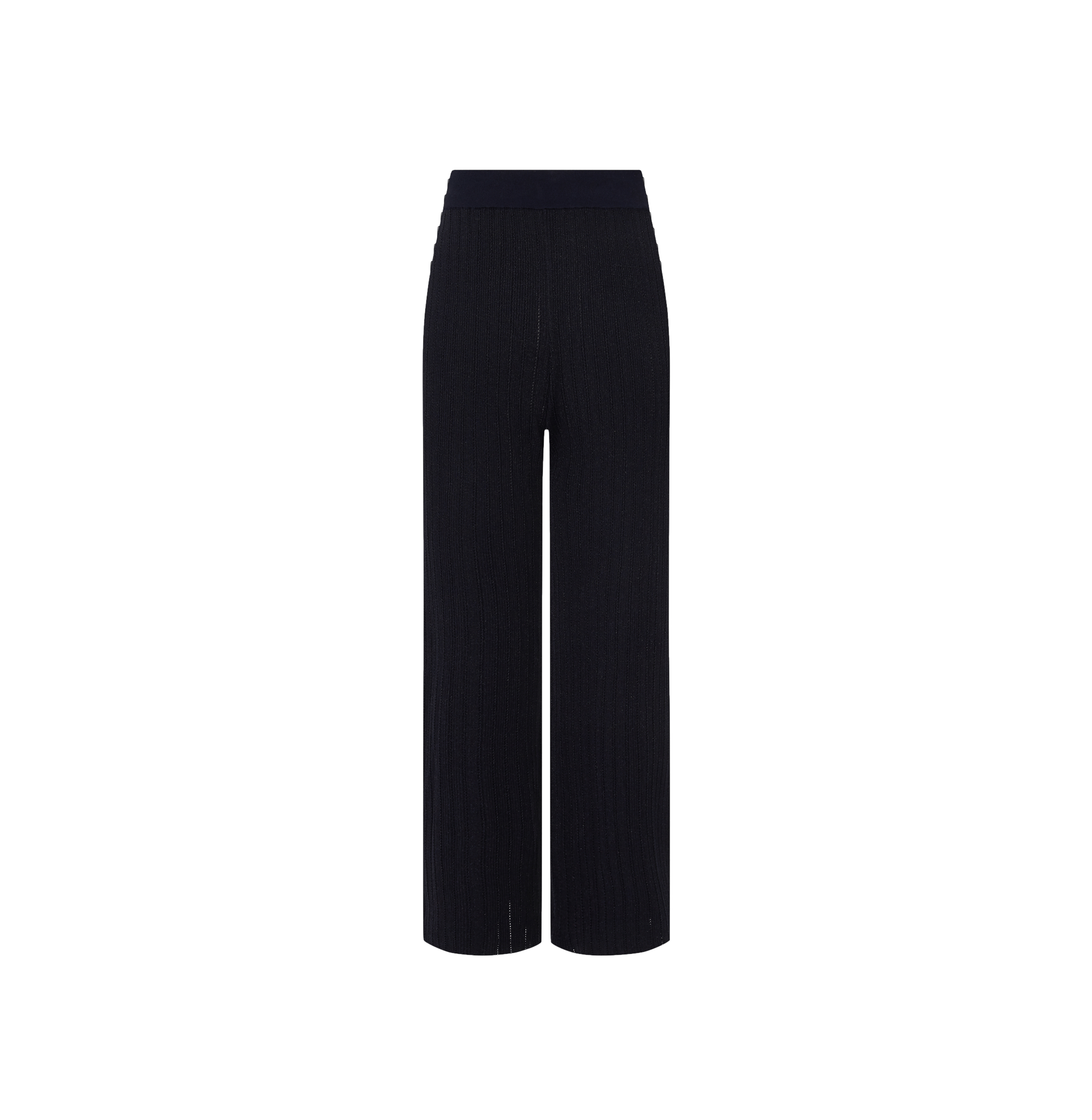 METALLIC JERSEY PANTS in Blue made by CRUSH Collection