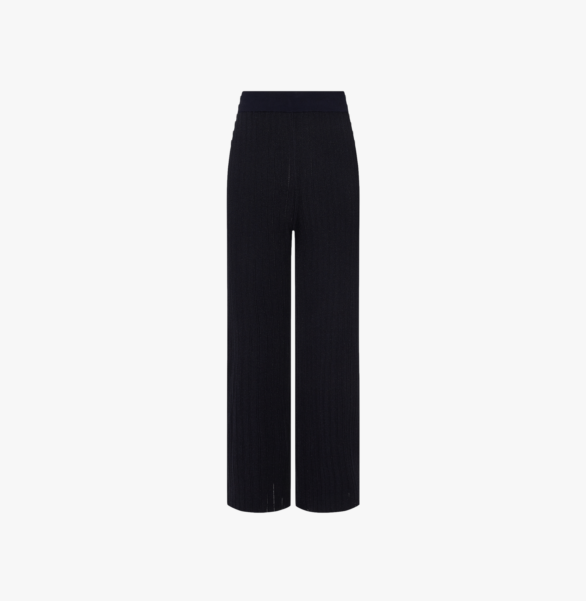 METALLIC JERSEY PANTS in Blue made by CRUSH Collection