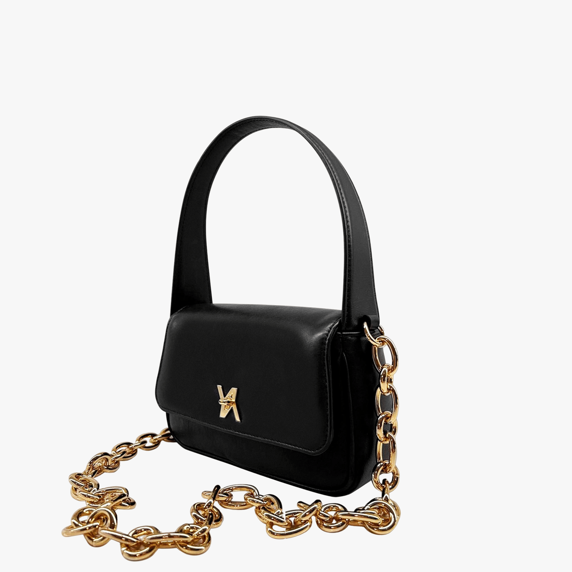 Lulu black hobo made by Yliana Yepez