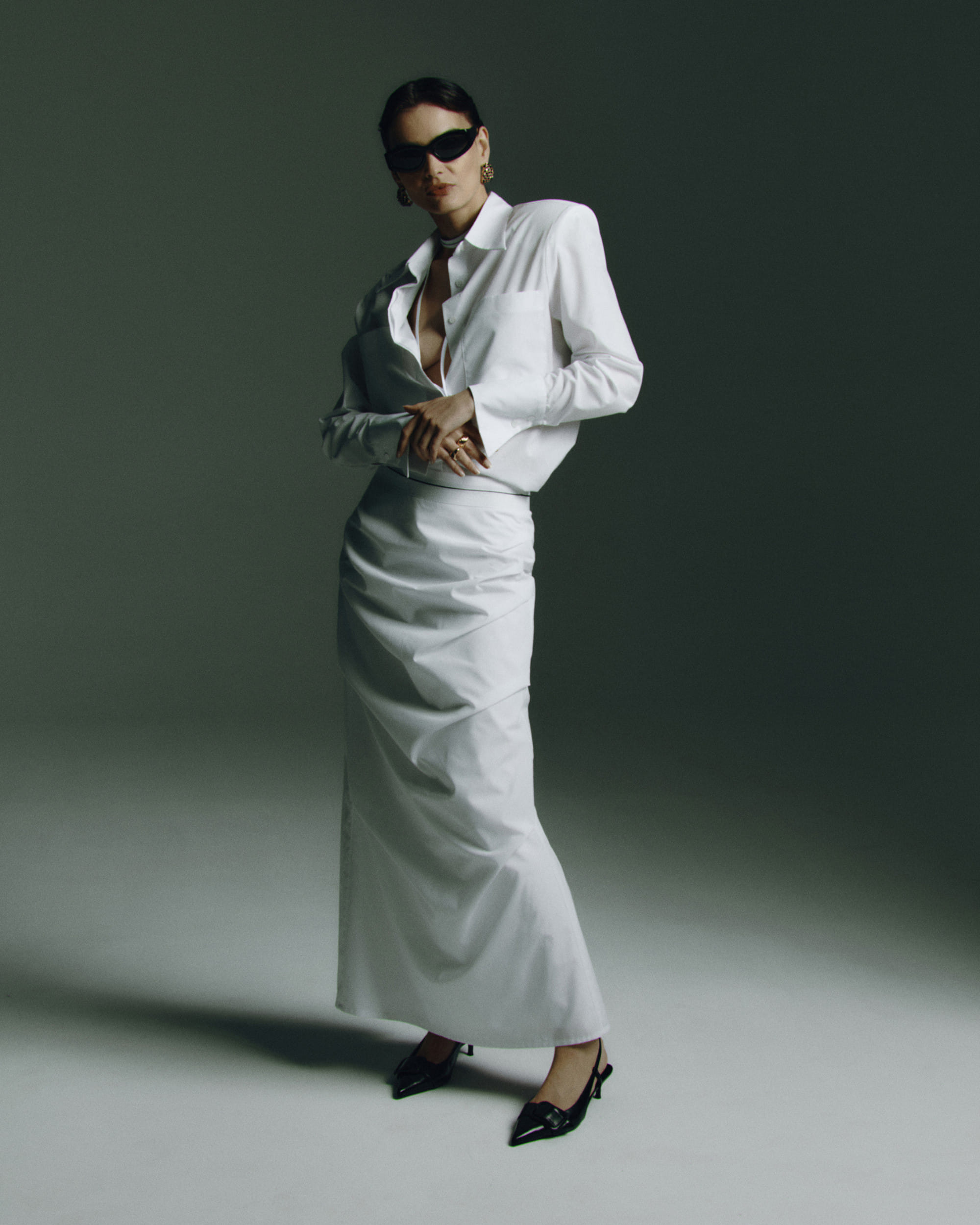 Oceanic Odyssey maxi skirt made by Wiktoria Frankowska