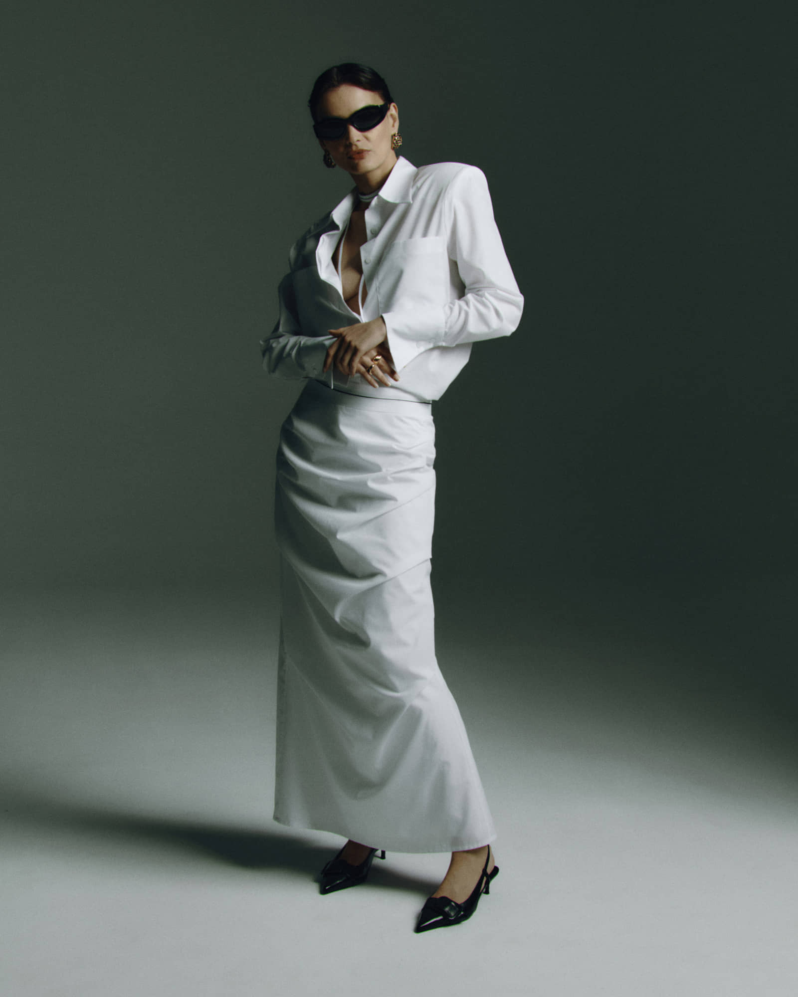 Oceanic Odyssey maxi skirt made by Wiktoria Frankowska