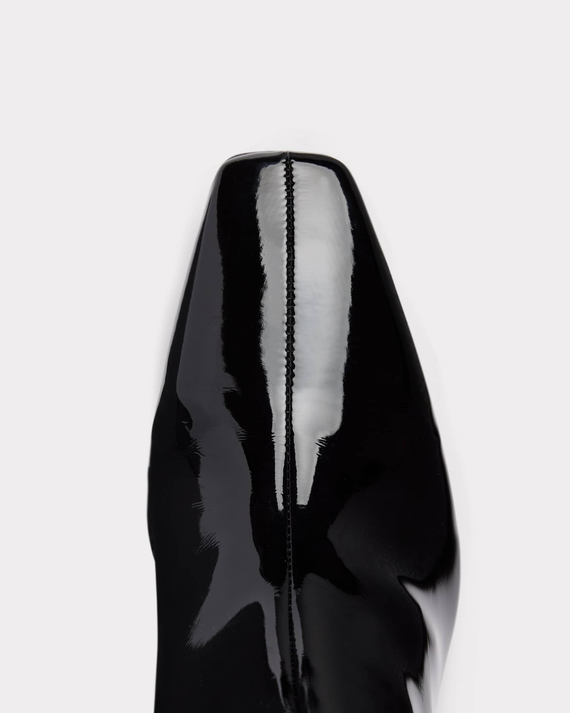 The Glove Boot - Black Patent made by ESSEN