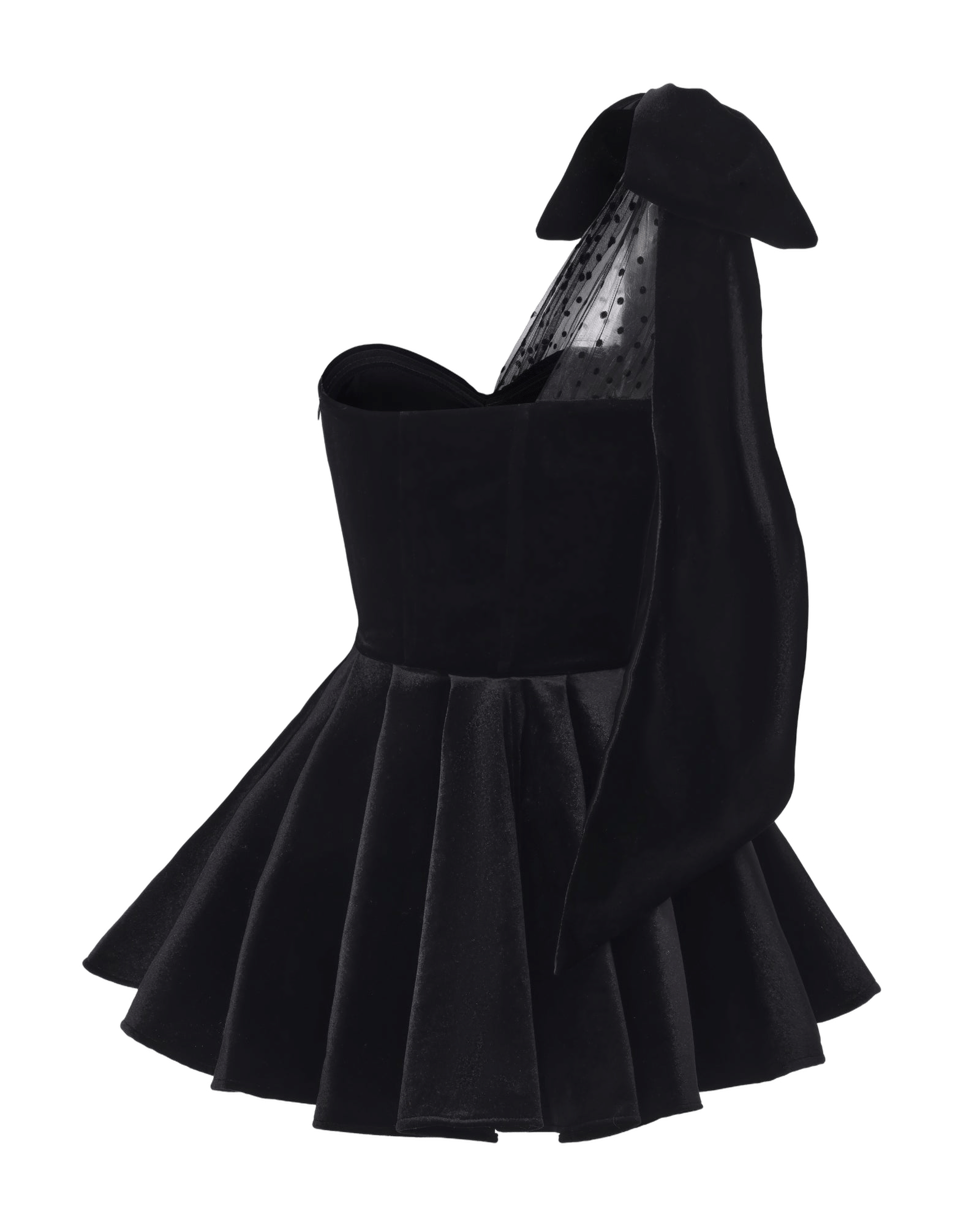 Zephina Velvet Mini Dress made by Nana Jacqueline