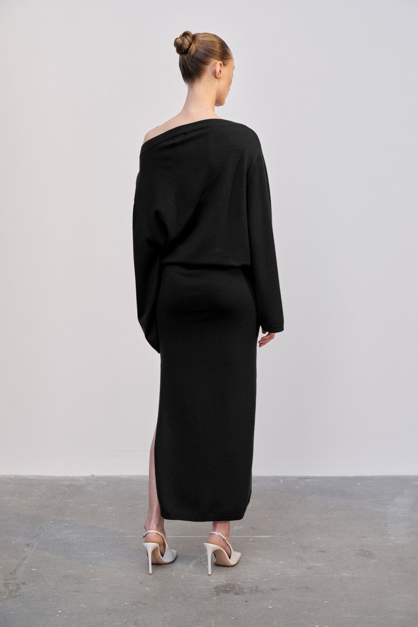 Isabella Knit Dress - Black made by HERSKIND