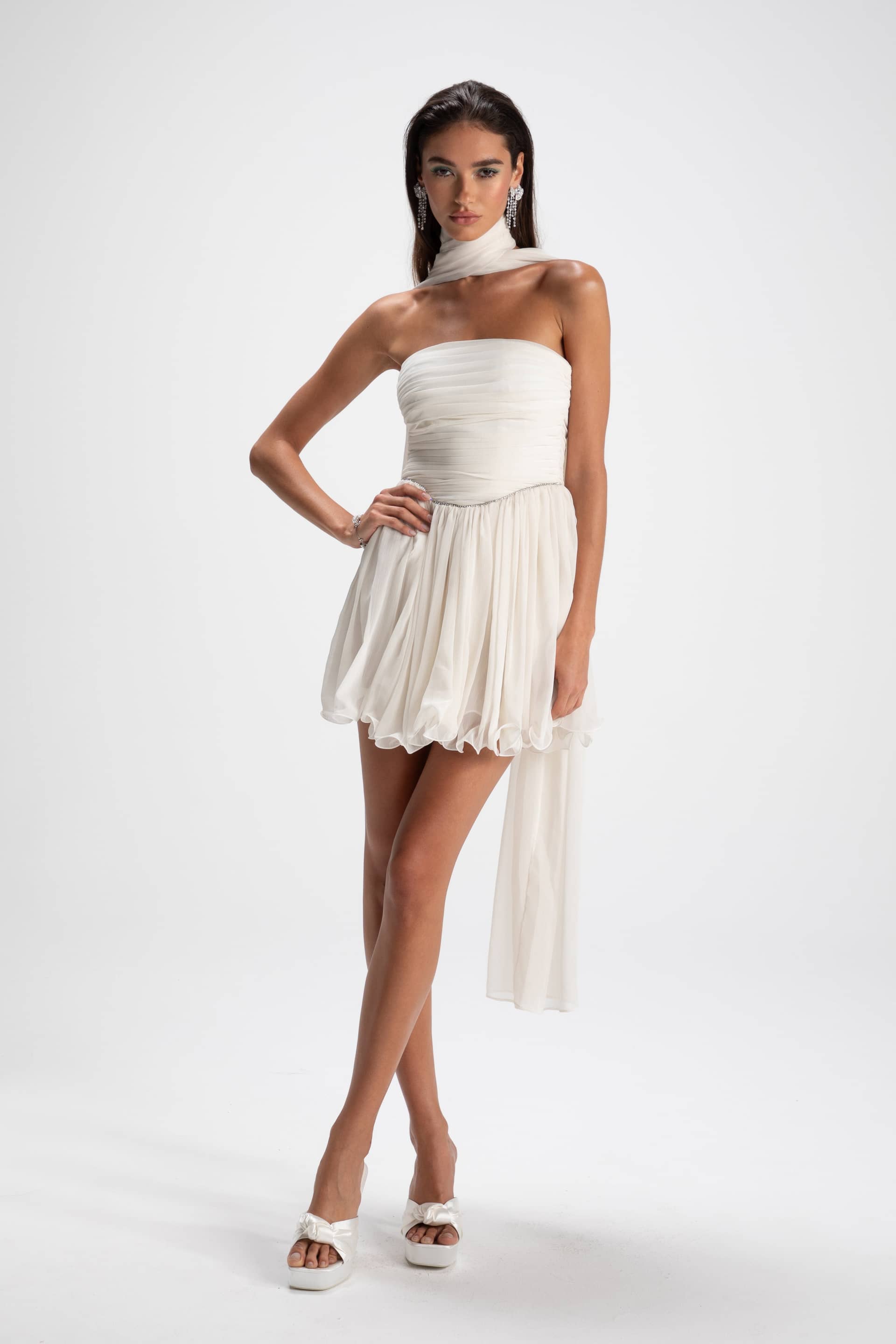 Chloe Dress (White) in White made by Nana Jacqueline