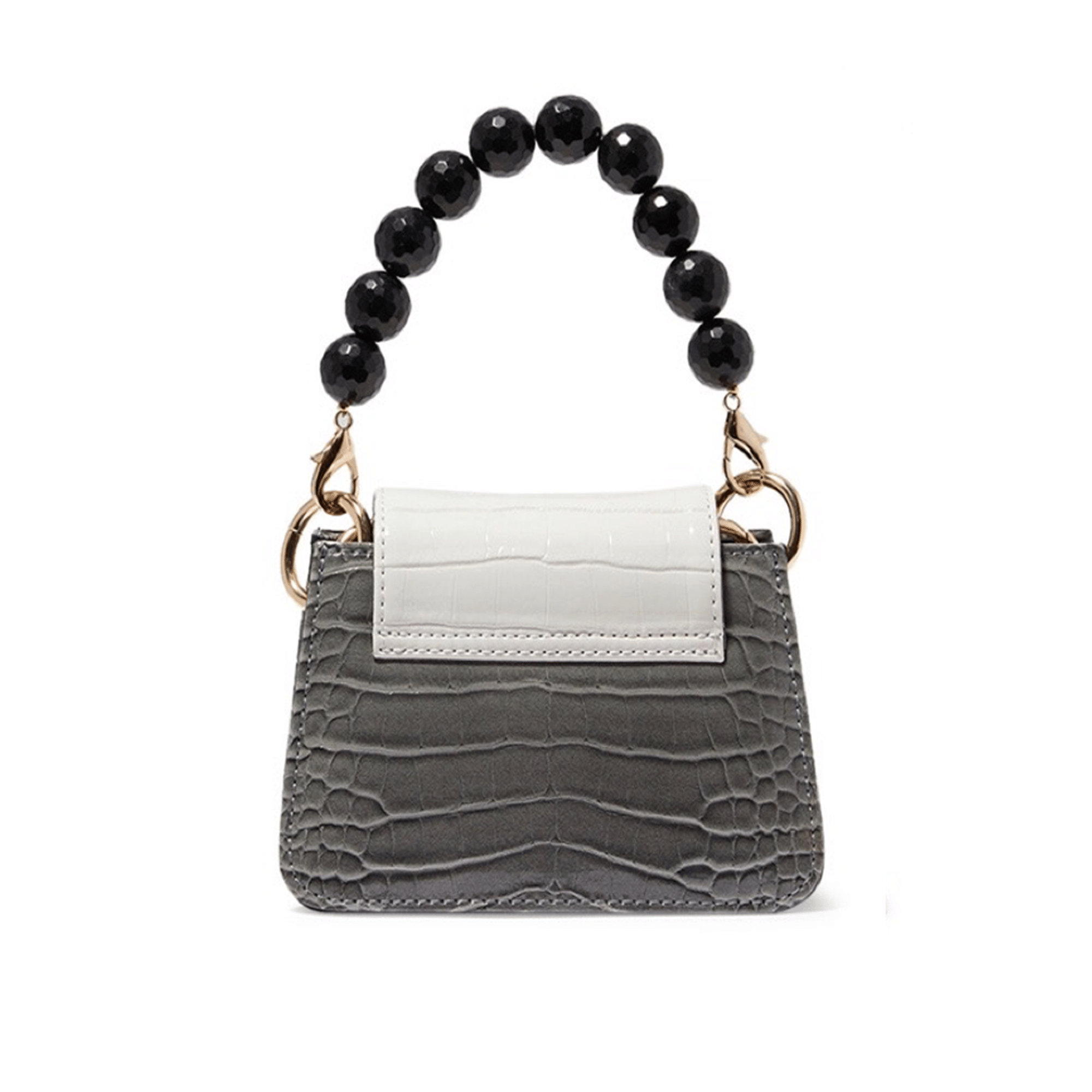 Horra - Grey x White x Black - Mini bag made by ALIEL
