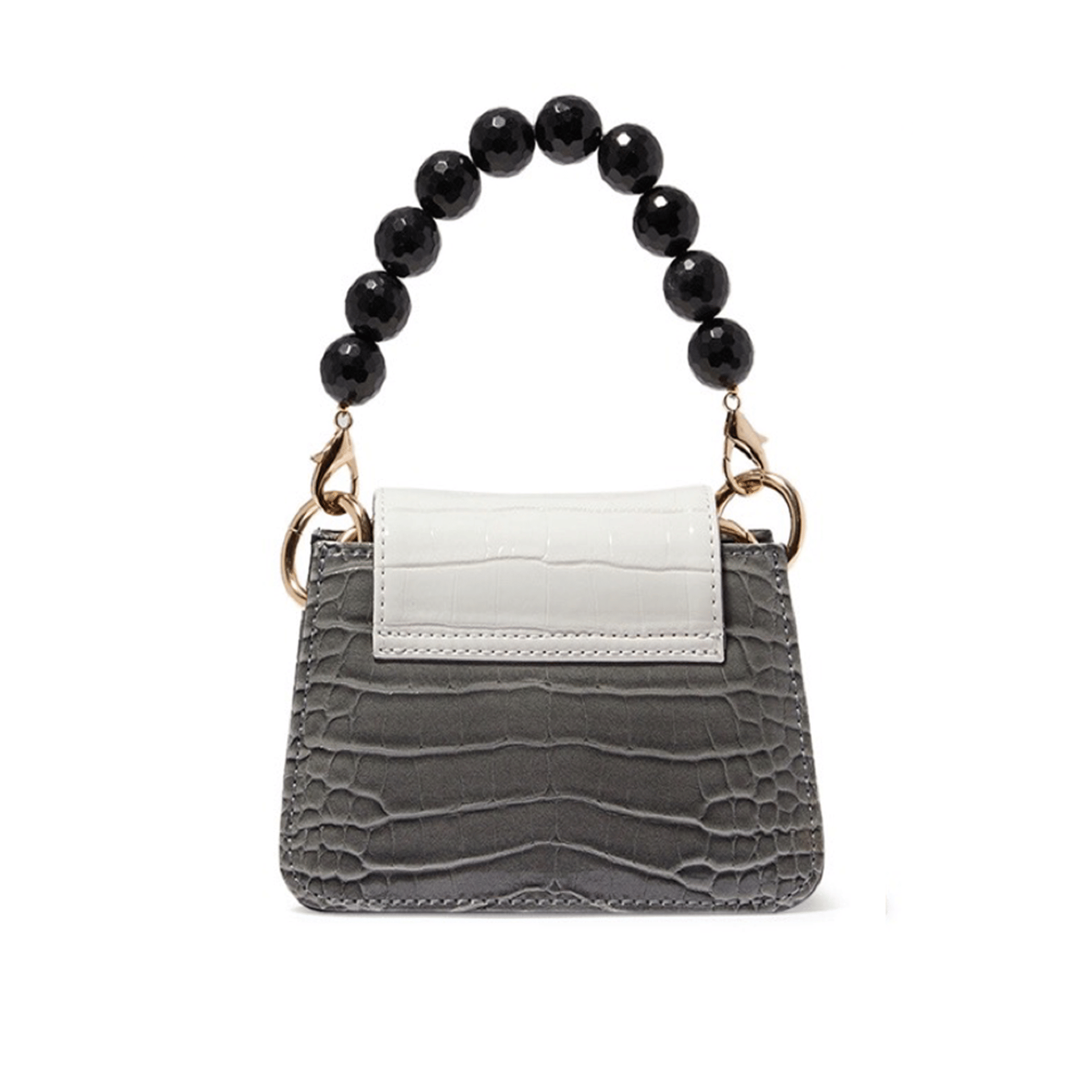 Horra - Grey x White x Black - Mini bag made by ALIEL