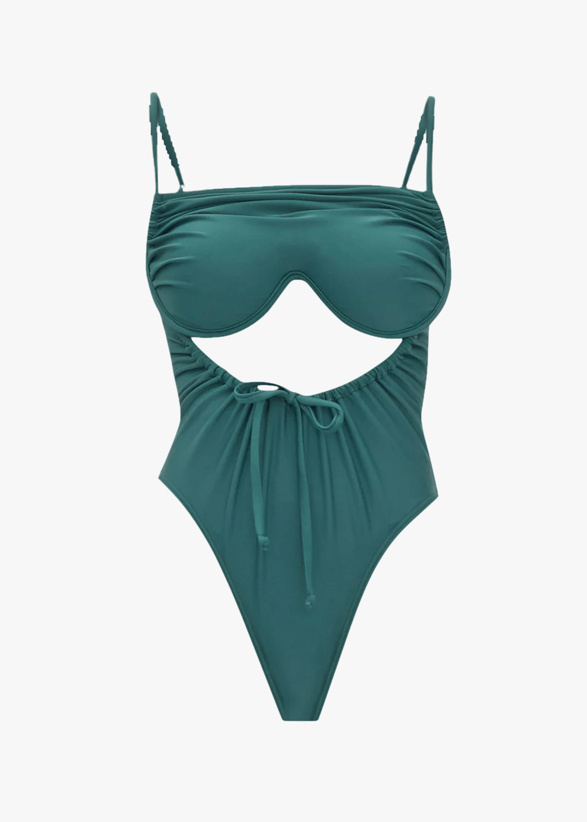 TIACA FOREST GREEN ONE PIECE SWIMSUIT made by Andrea Iyamah