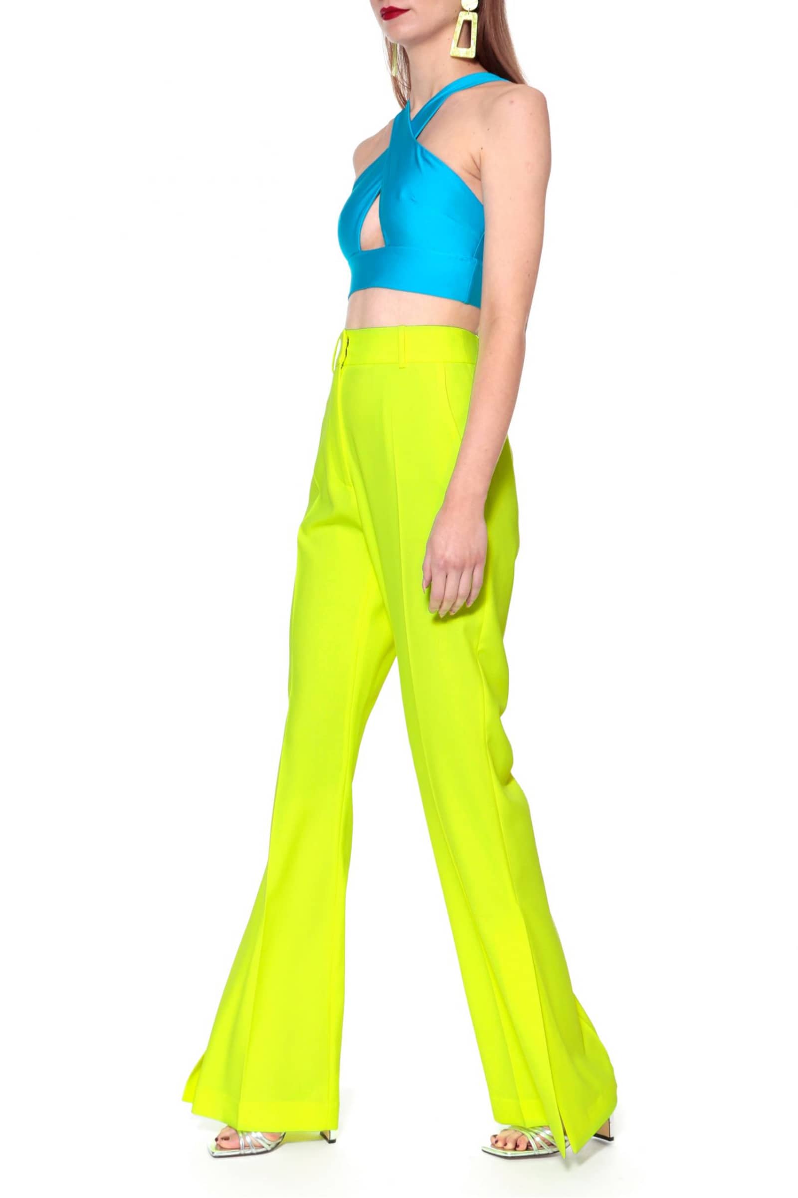 Pants Camilla Laser Yellow made by HALEWSKI