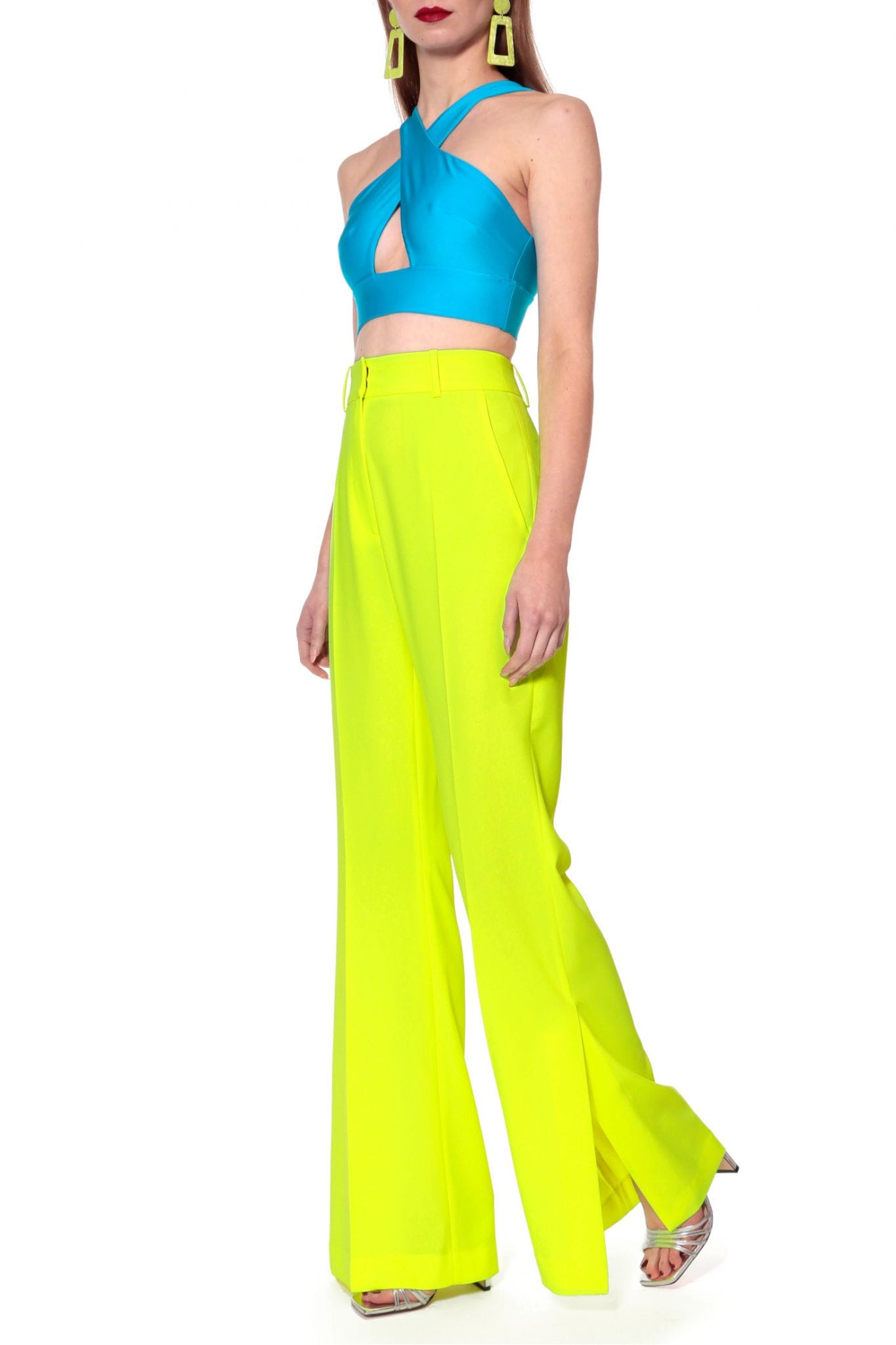 Pants Camilla Laser Yellow made by HALEWSKI