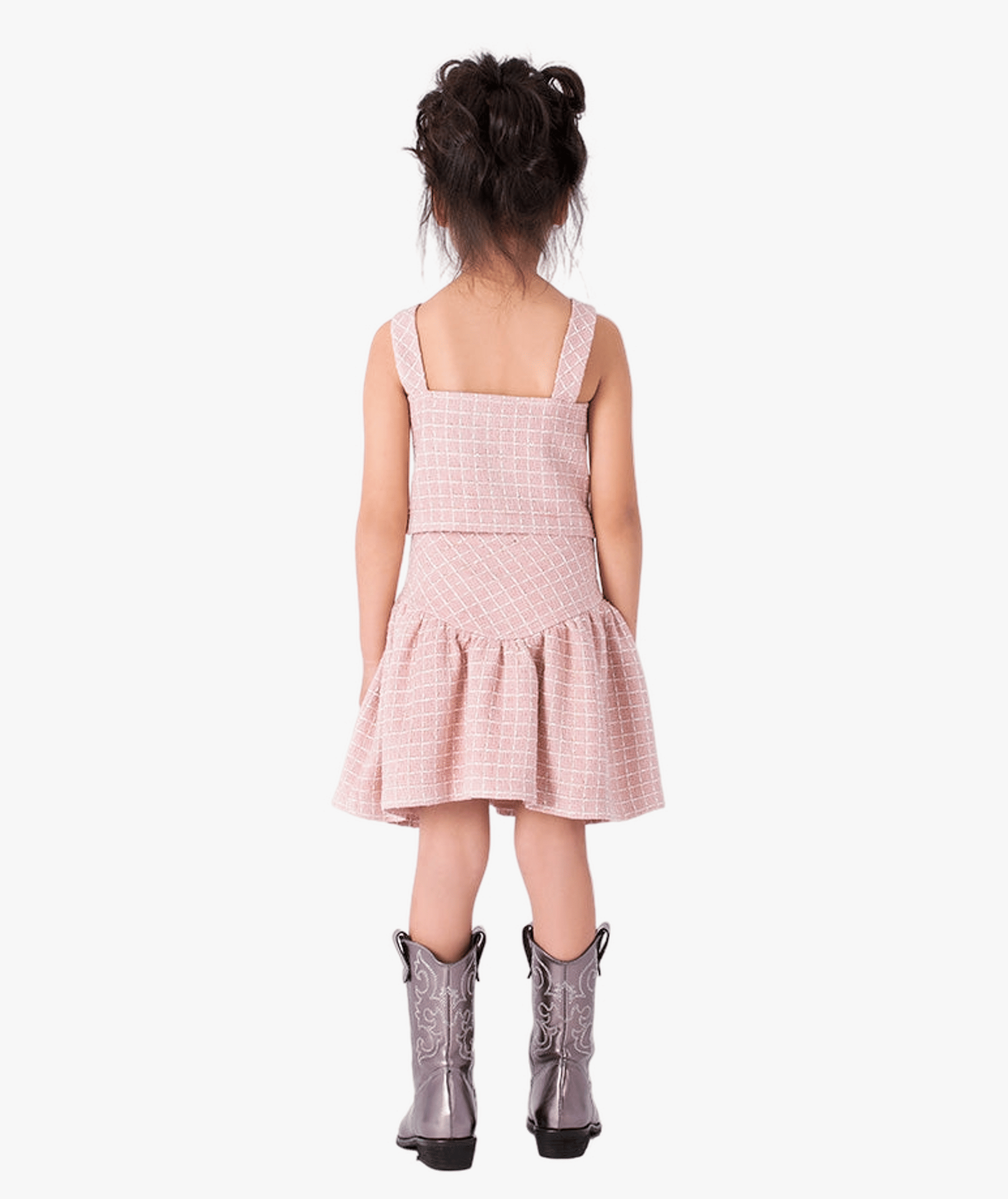 Bouclé Tweed Girls Outfit | 2 Pieces made by Mama Luma
