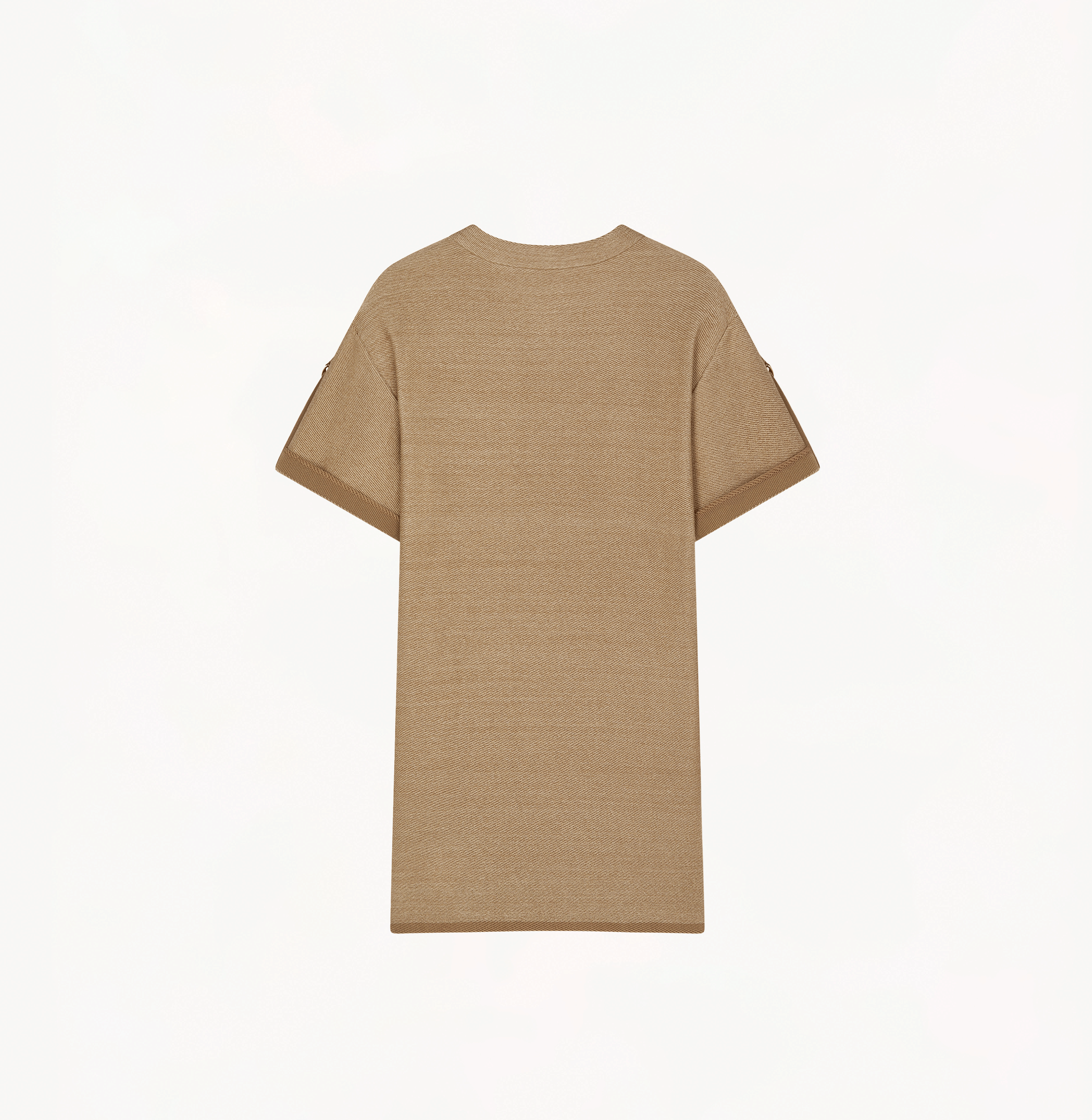 DENIM-LOOK CREWNECK DRESS made by CRUSH Collection