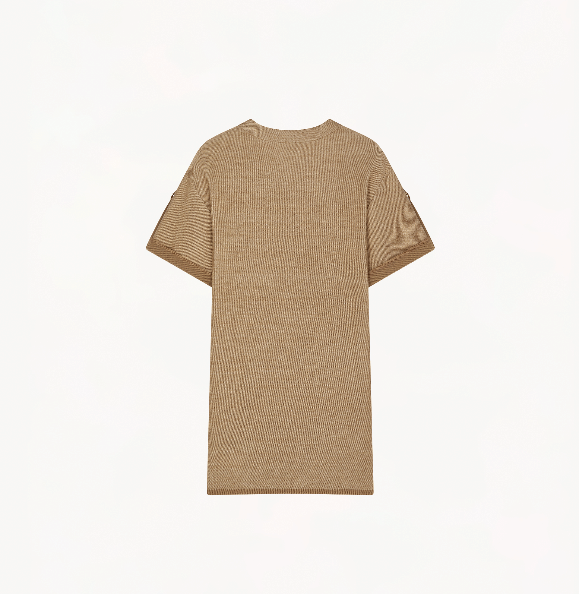 DENIM-LOOK CREWNECK DRESS made by CRUSH Collection