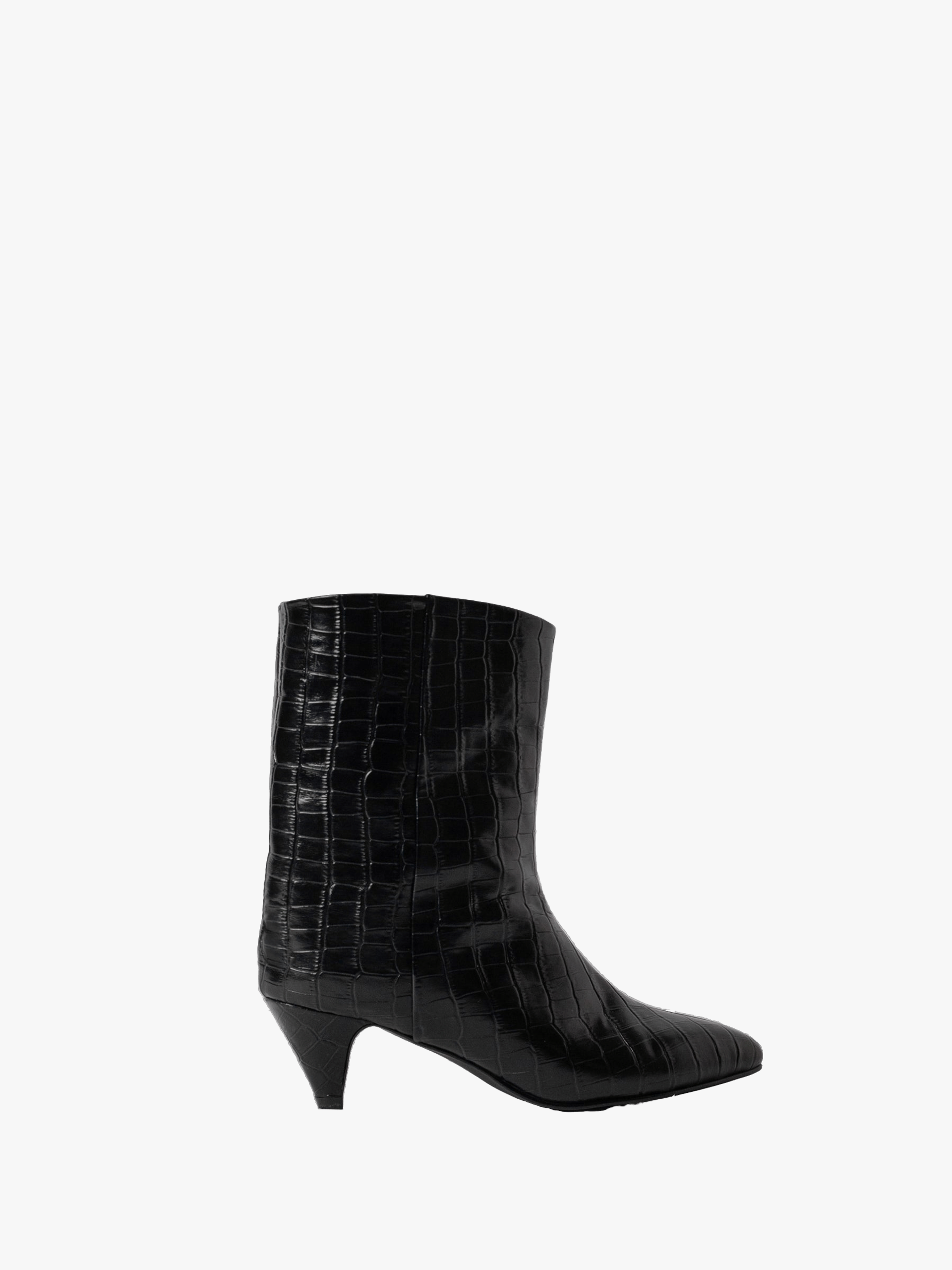 THE VANESSA LOW BLACK CROC made by Blankens