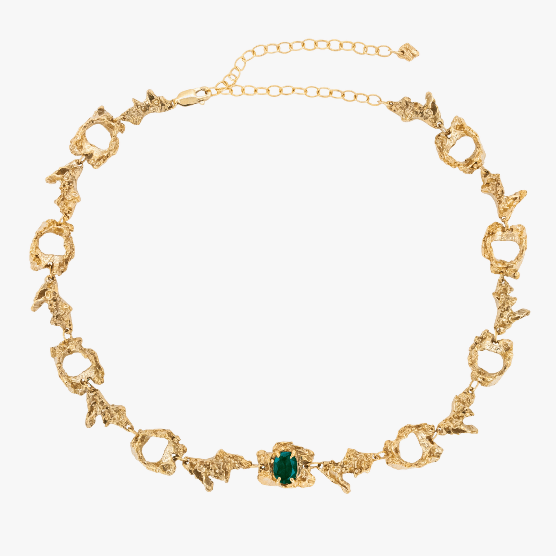 Eryngii Emerald Necklace made by Loveness Lee